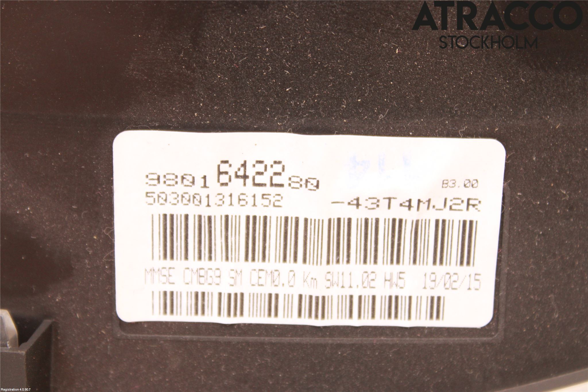 Peugeot PARTNER 08-15 Instrument Komb