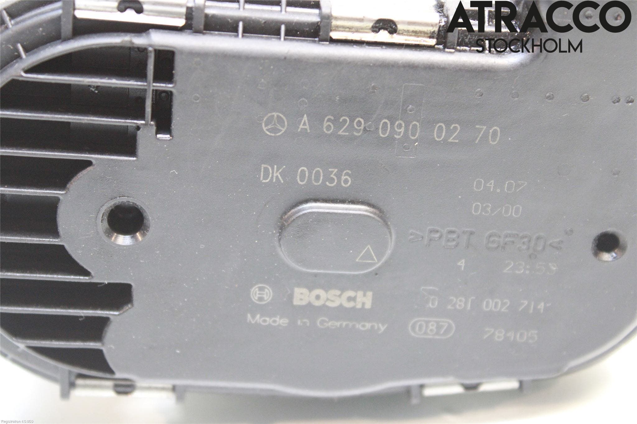 Mercedes-Benz MB S-KLASS (W221) 05-13 Injspjällhus