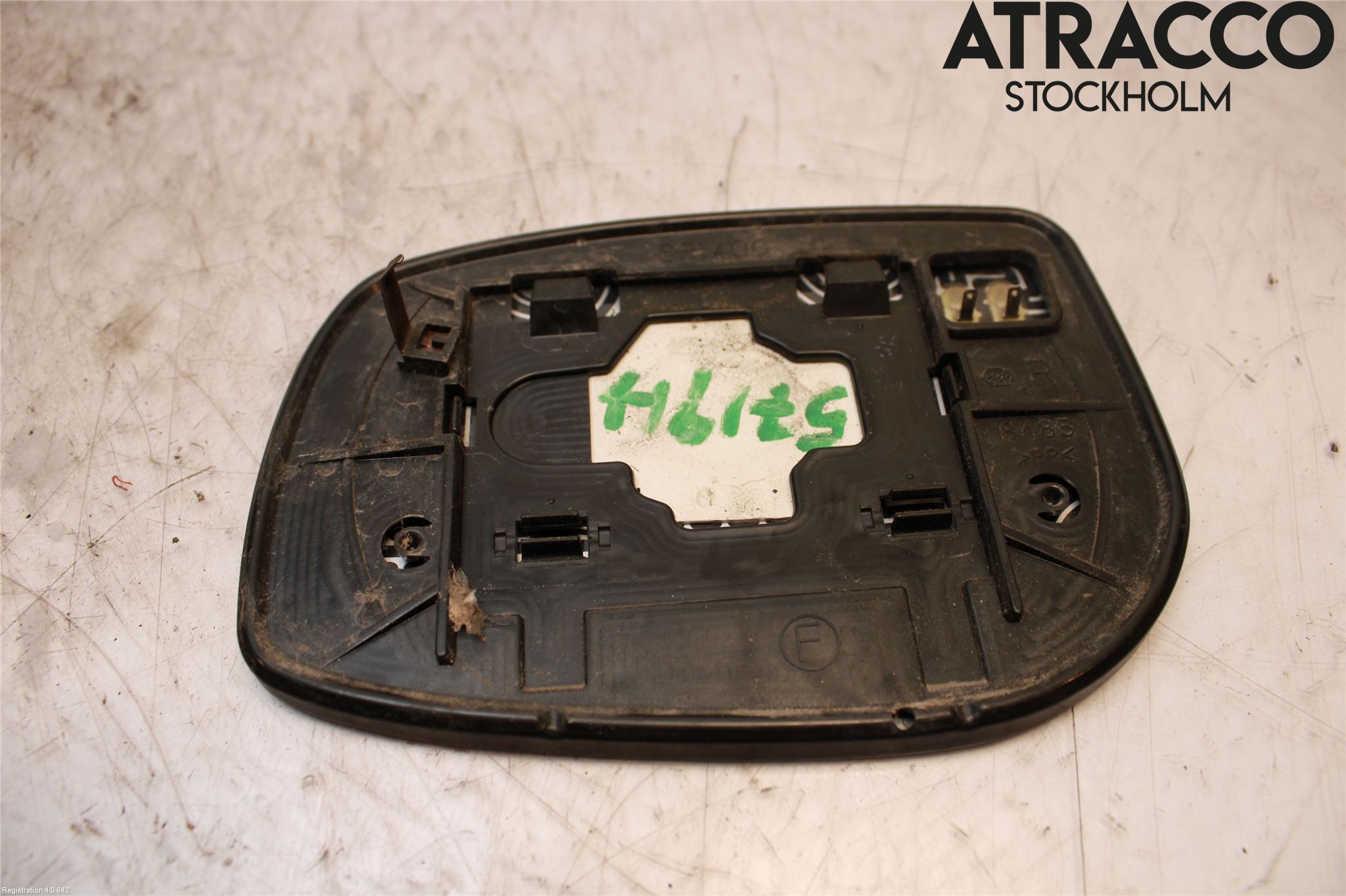 Toyota AURIS 07-09 Spegelglas Hö