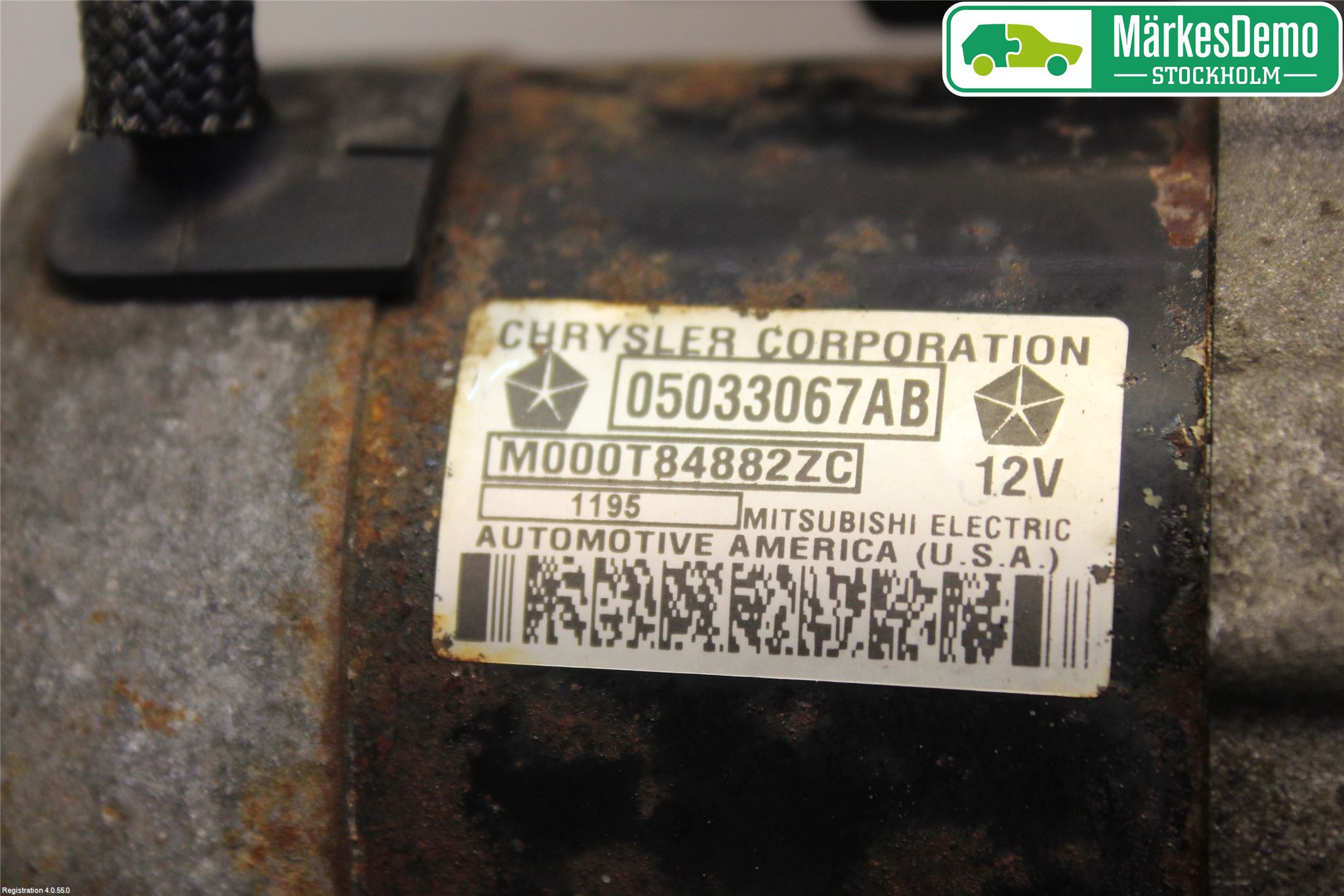 Chrysler CHR PT CRUISER Startmotor