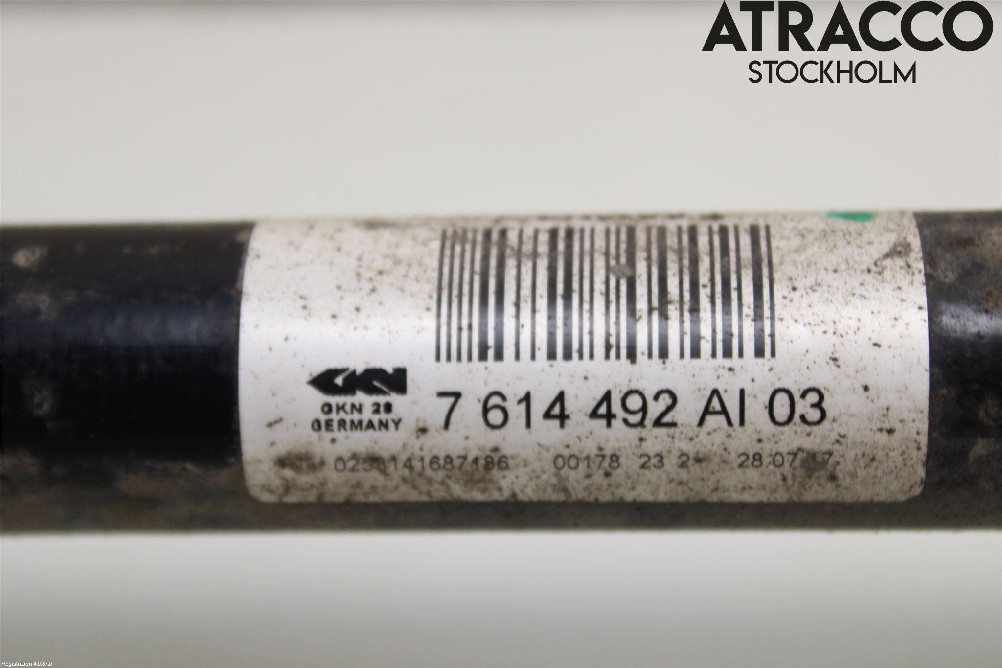 BMW X4 F26 14-18 Drivaxel Bak Höger