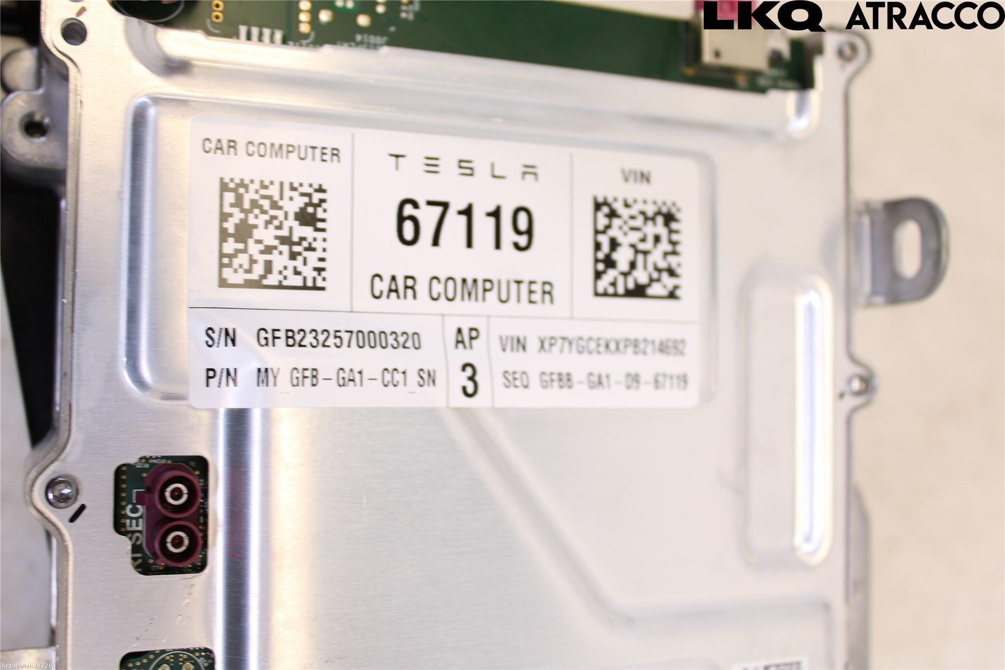 Tesla MODEL Y 21- Styrenhet Multimedia