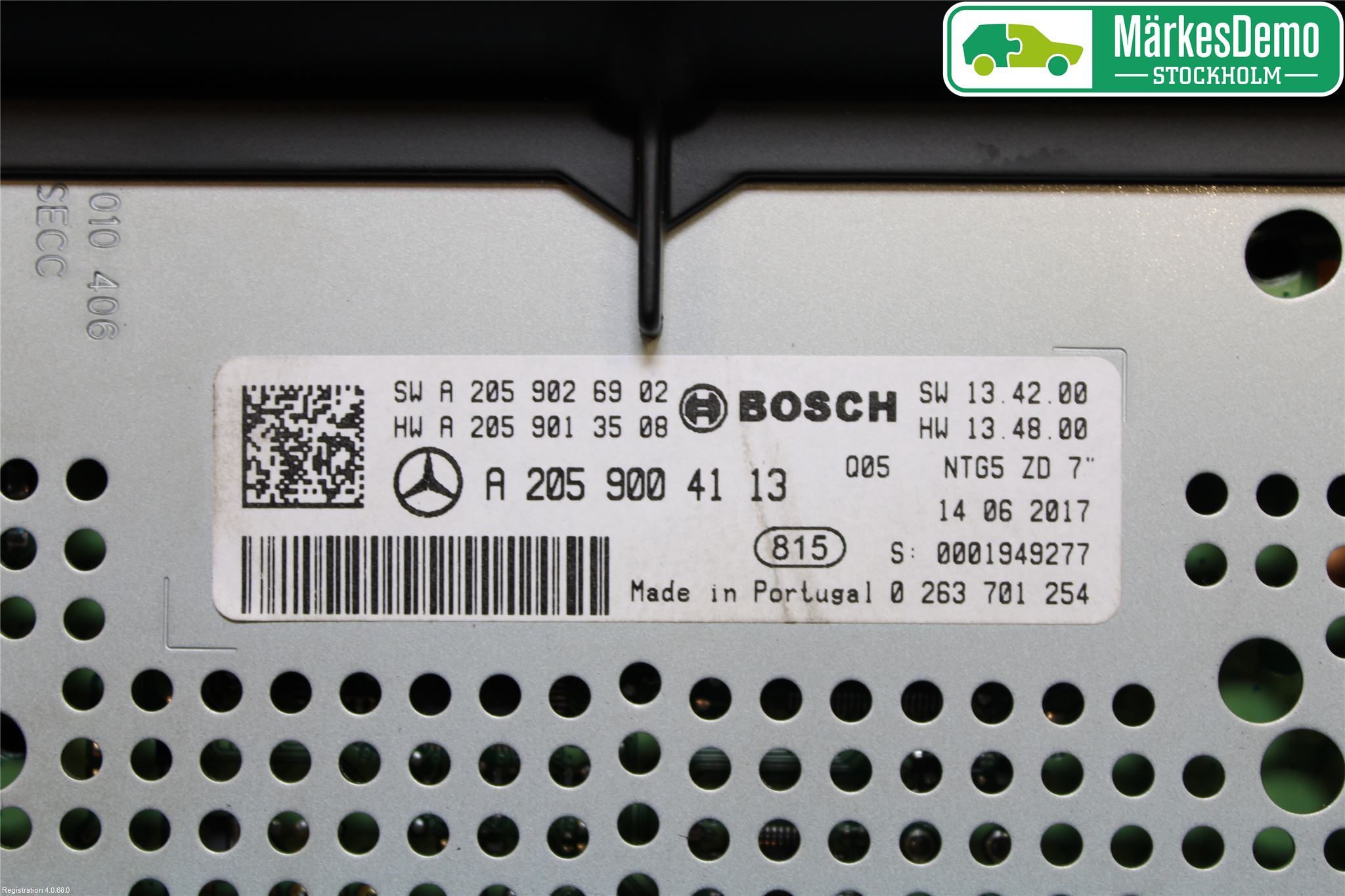 Mercedes-Benz MB C-KLASS (W205) 14-21 Cd Radio - Multimediapanel