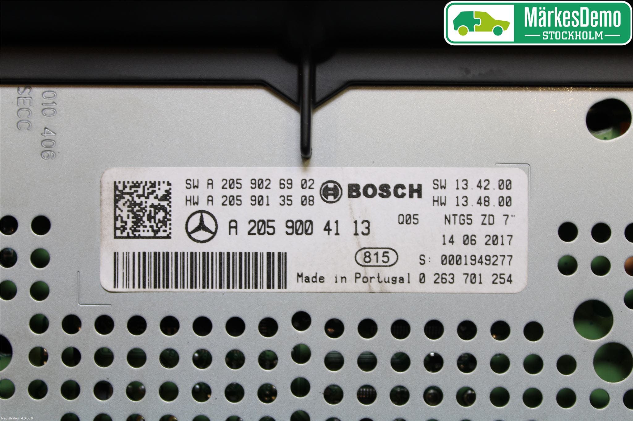 Mercedes-Benz MB C-KLASS (W205) 14-21 Cd Radio - Multimediapanel