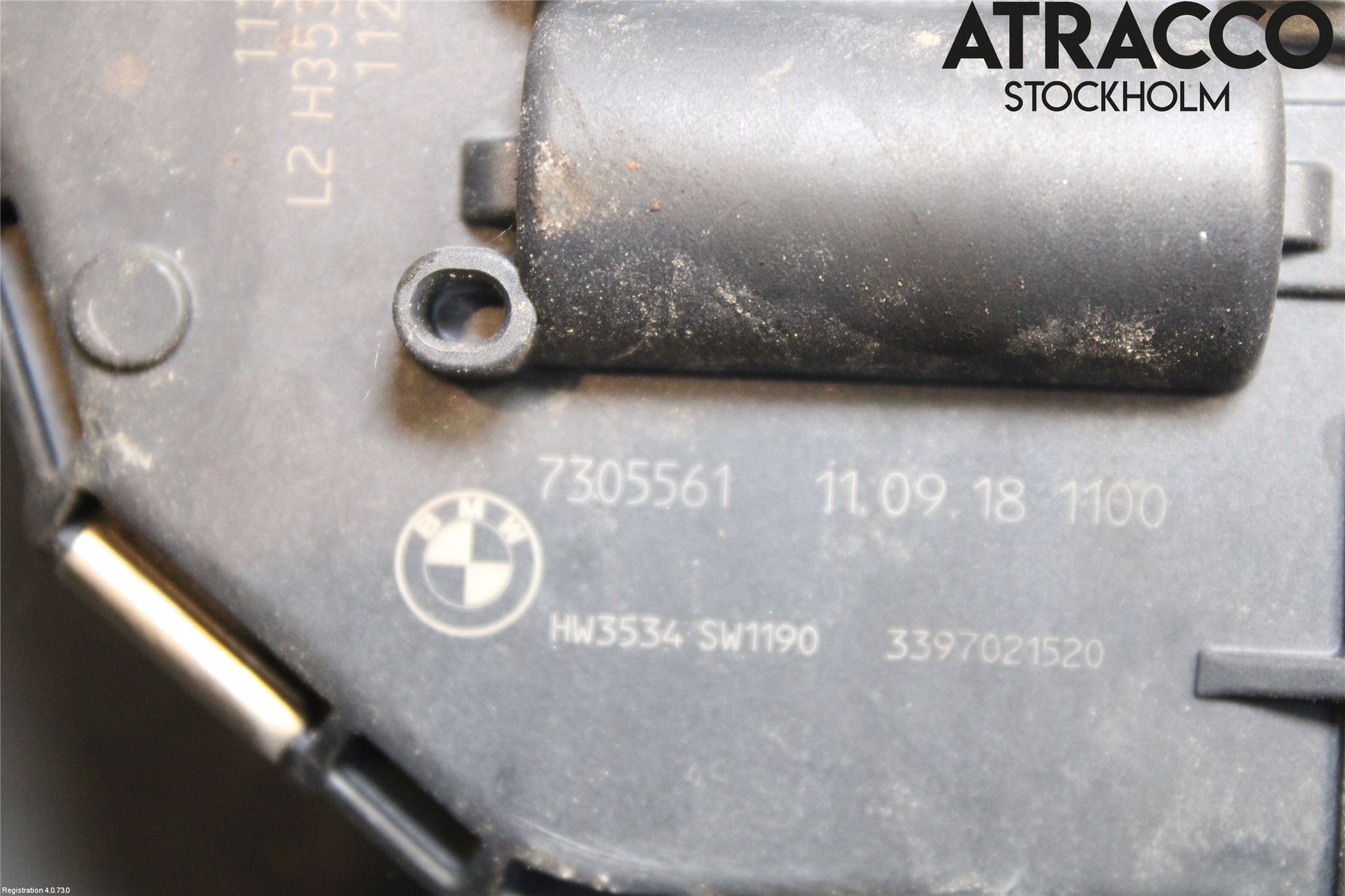 BMW 5 F10/F11/F18 09-17 Torkarmotor Vindruta