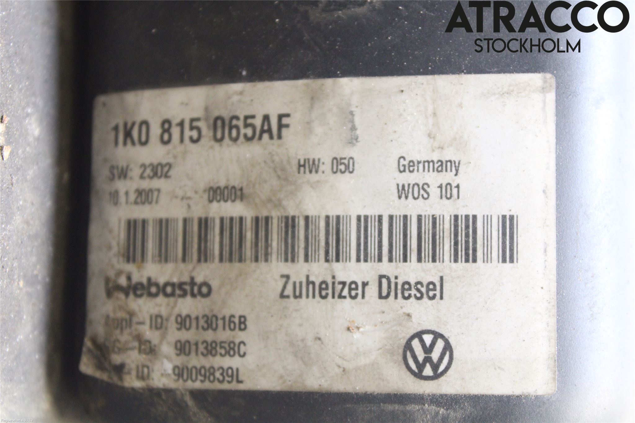 Volkswagen VW CADDY      04-10 Dieselvärmare