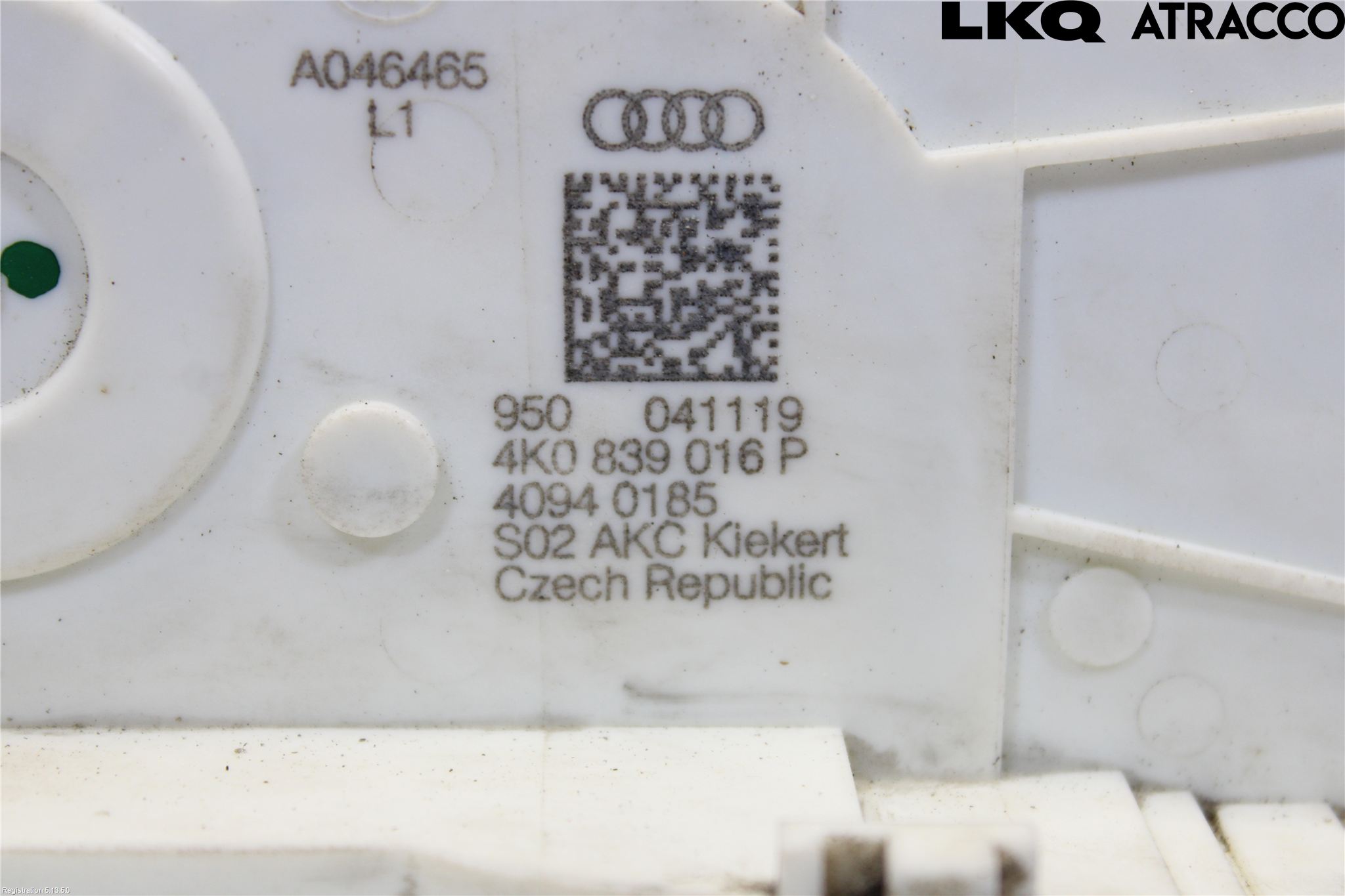 Audi E-TRON, S GE 19- Låskista-Dörrlås