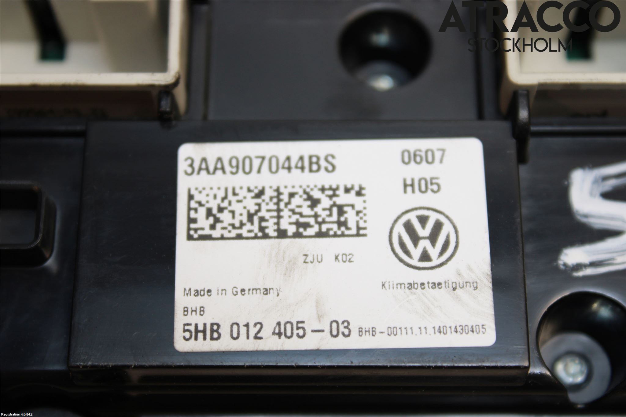 Volkswagen VW PASSAT 11-14 Ac Styrenhet Ac Manöveren