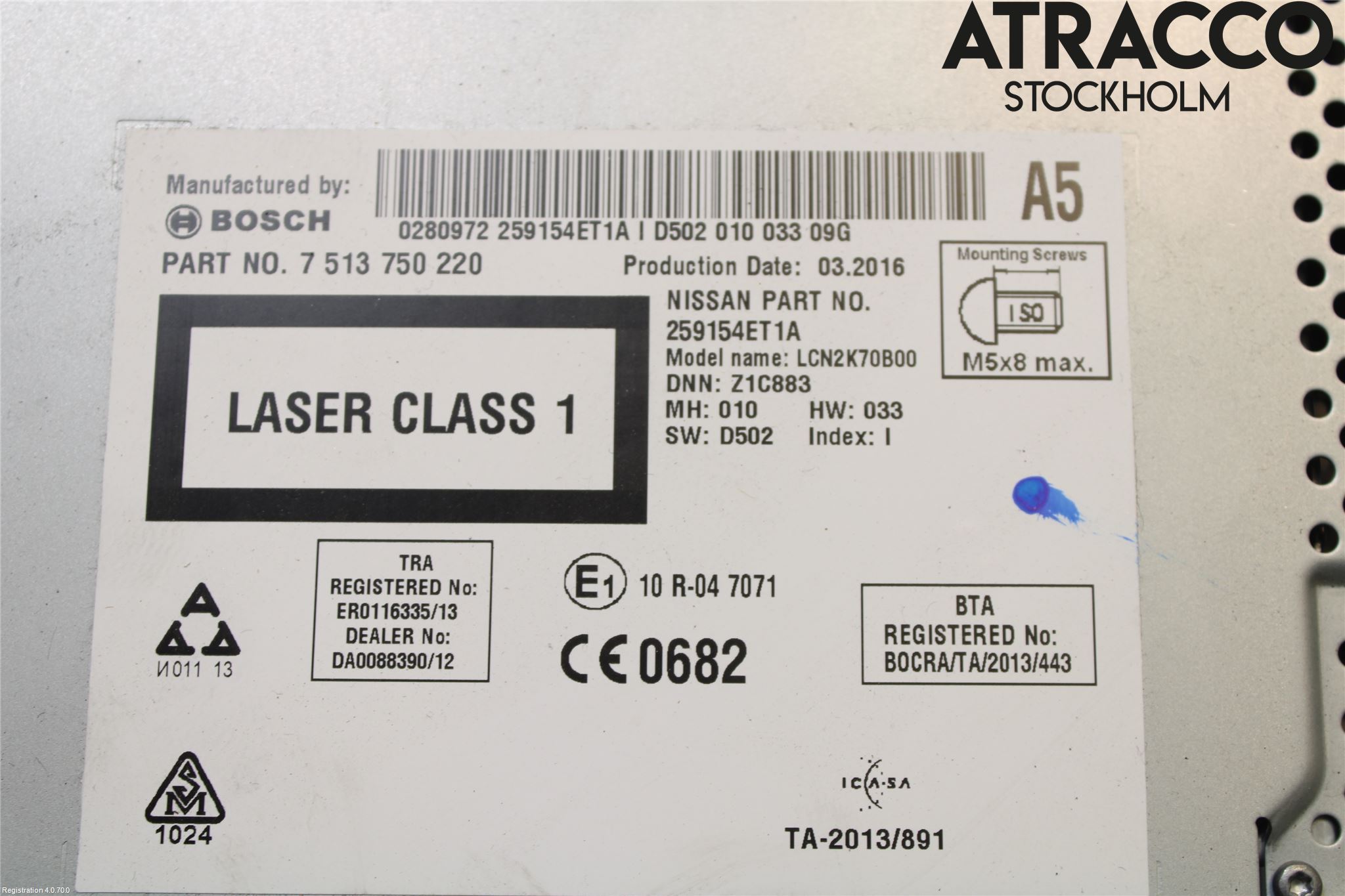 Nissan QASHQAI   07-10 Cd Radio - Multimediapanel
