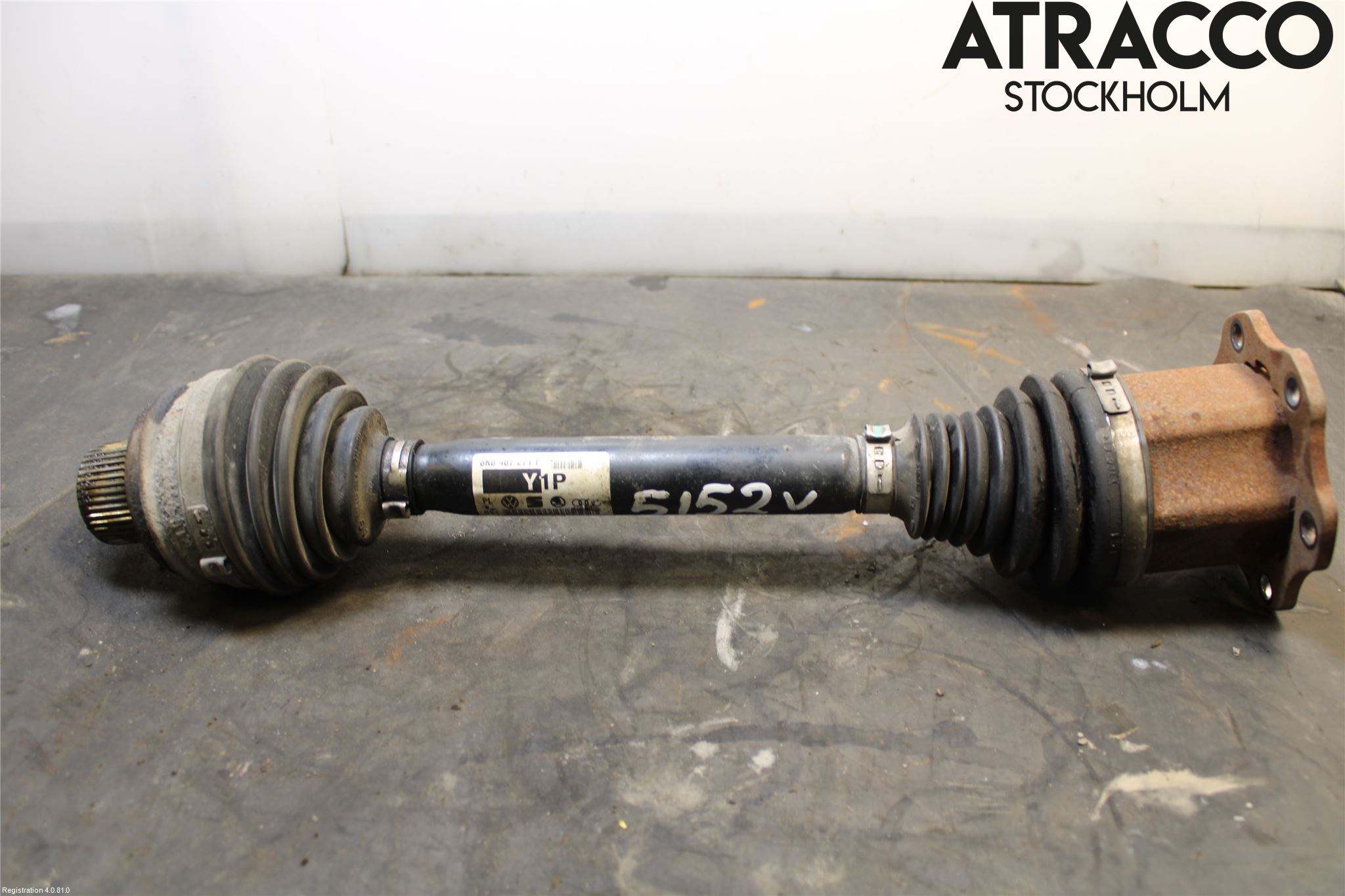 Audi A4/S4 08-11 Drivaxel Fram Vänster