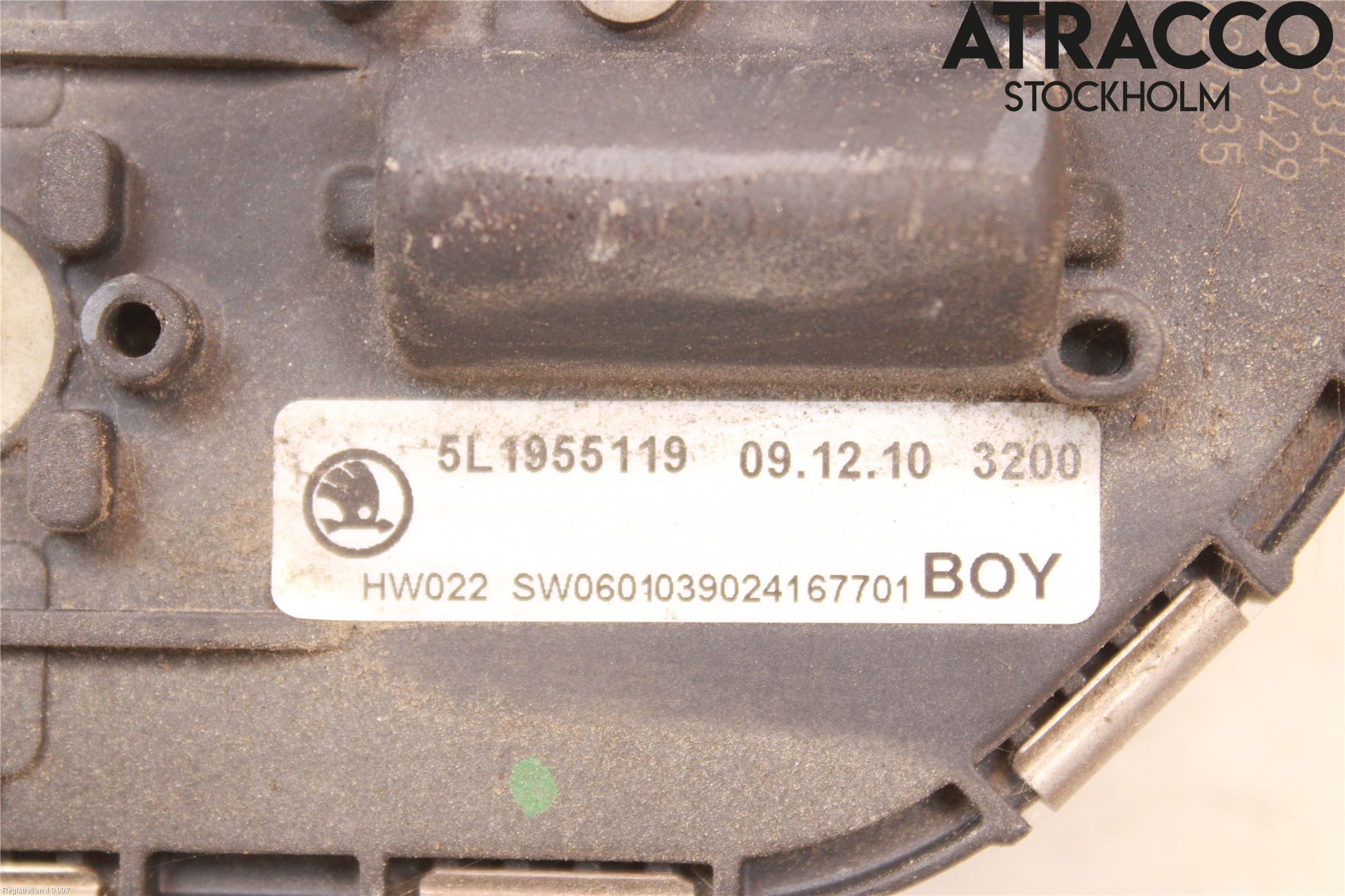 Skoda YETI Torkarmotor Vindruta