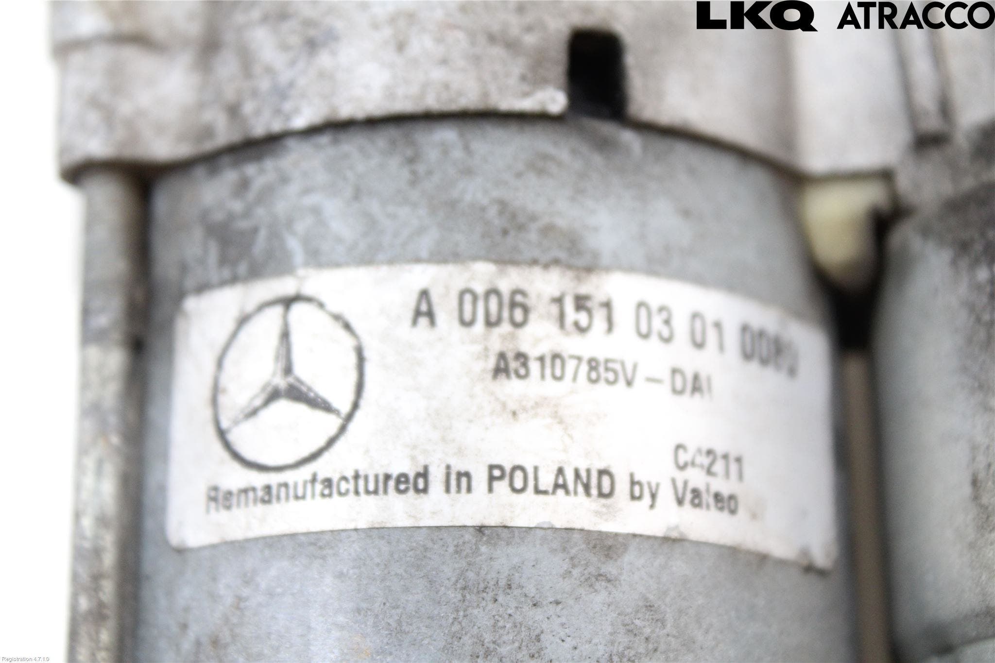 Mercedes-Benz MB B-KLASS (W245) 05-12 Startmotor