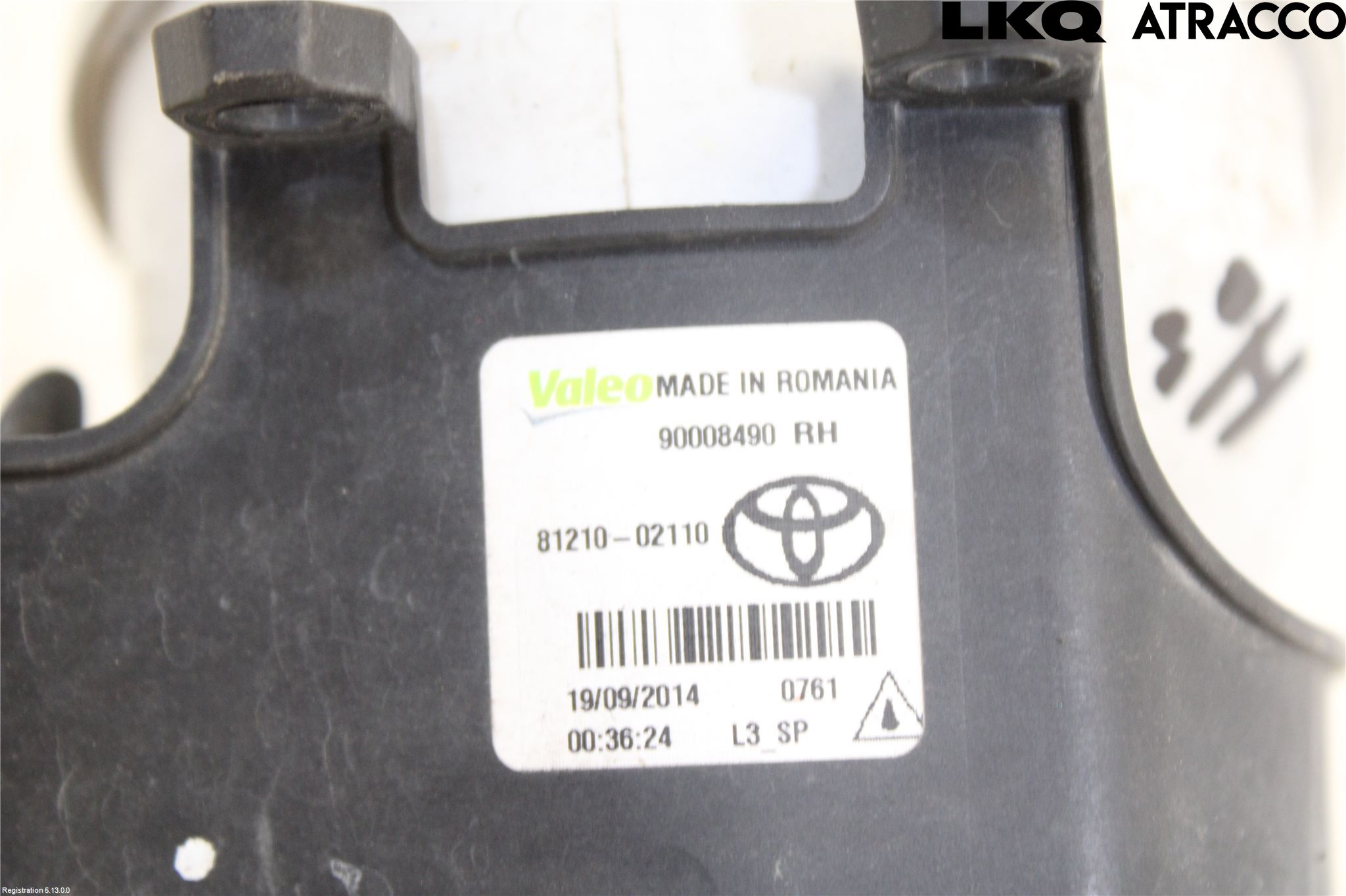 Toyota VERSO 09-18 Dimljus-Varselljus Fram