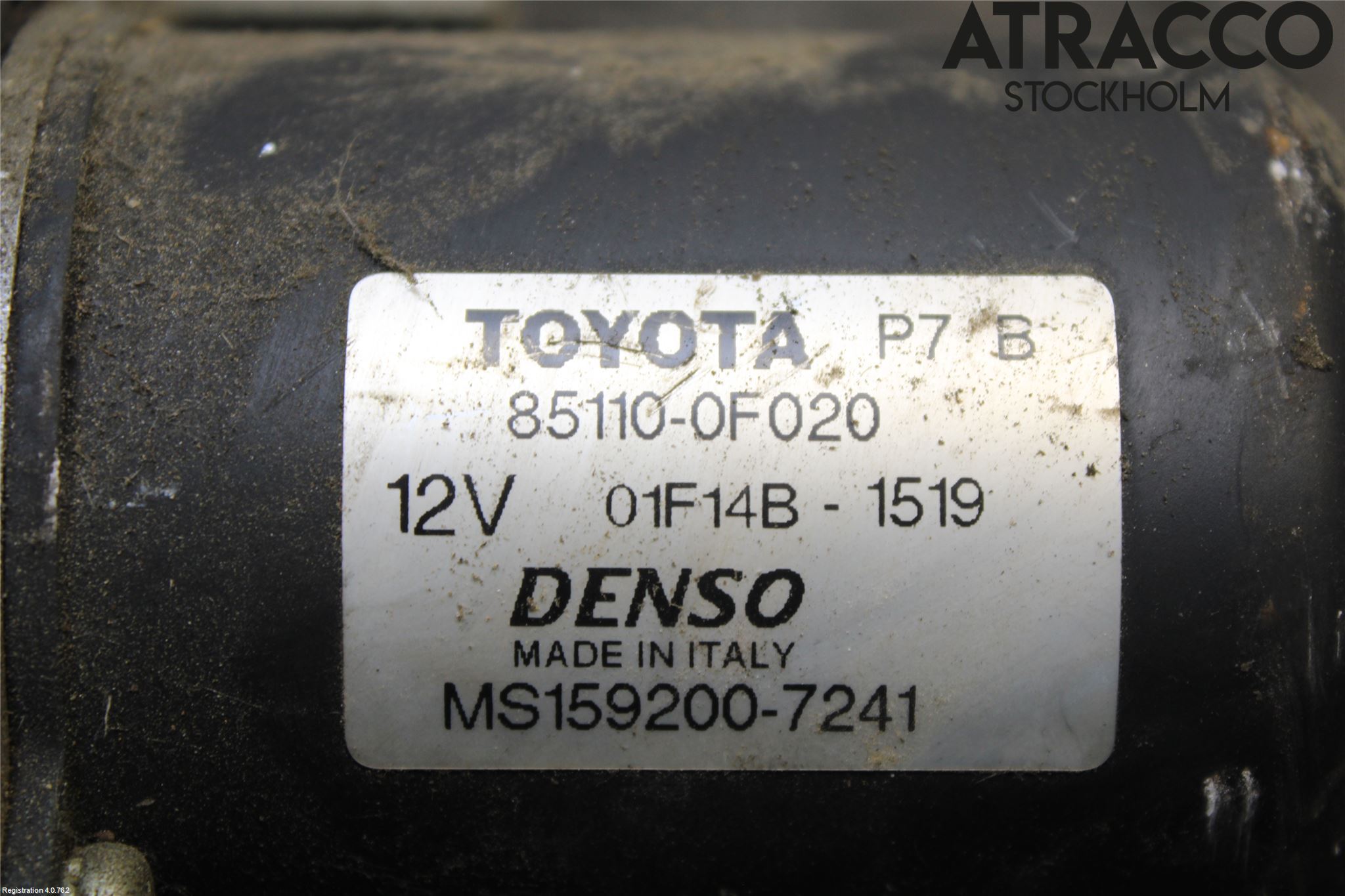 Toyota COROLLA VERSO 02-04 Torkarmotor Vindruta