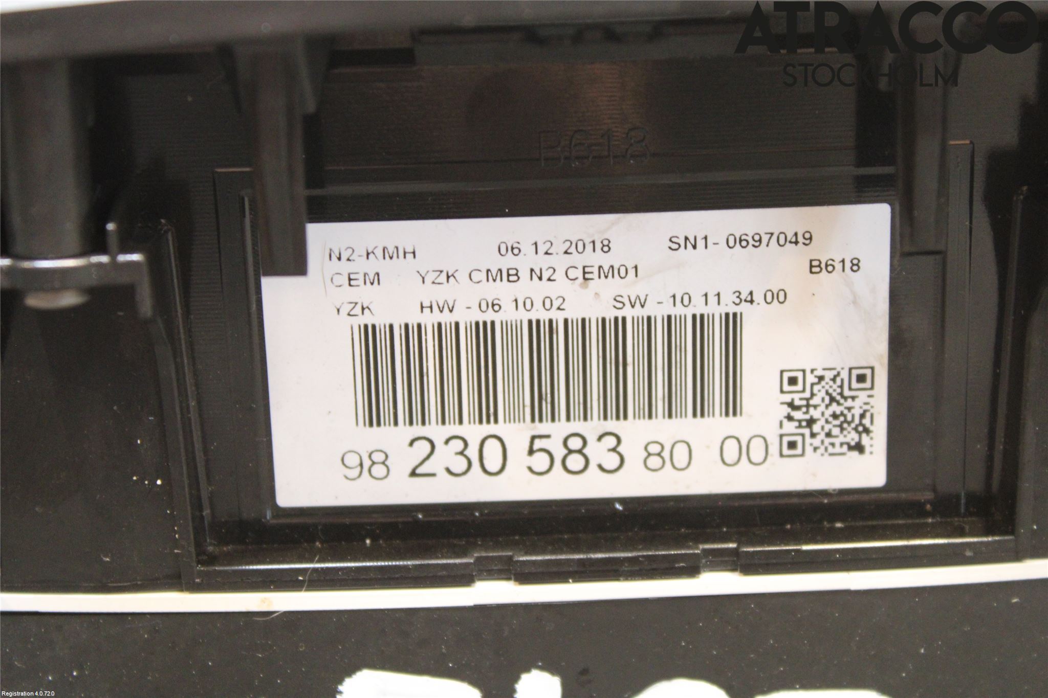 Citroen COTROEN C3 17-24 Instrument Komb