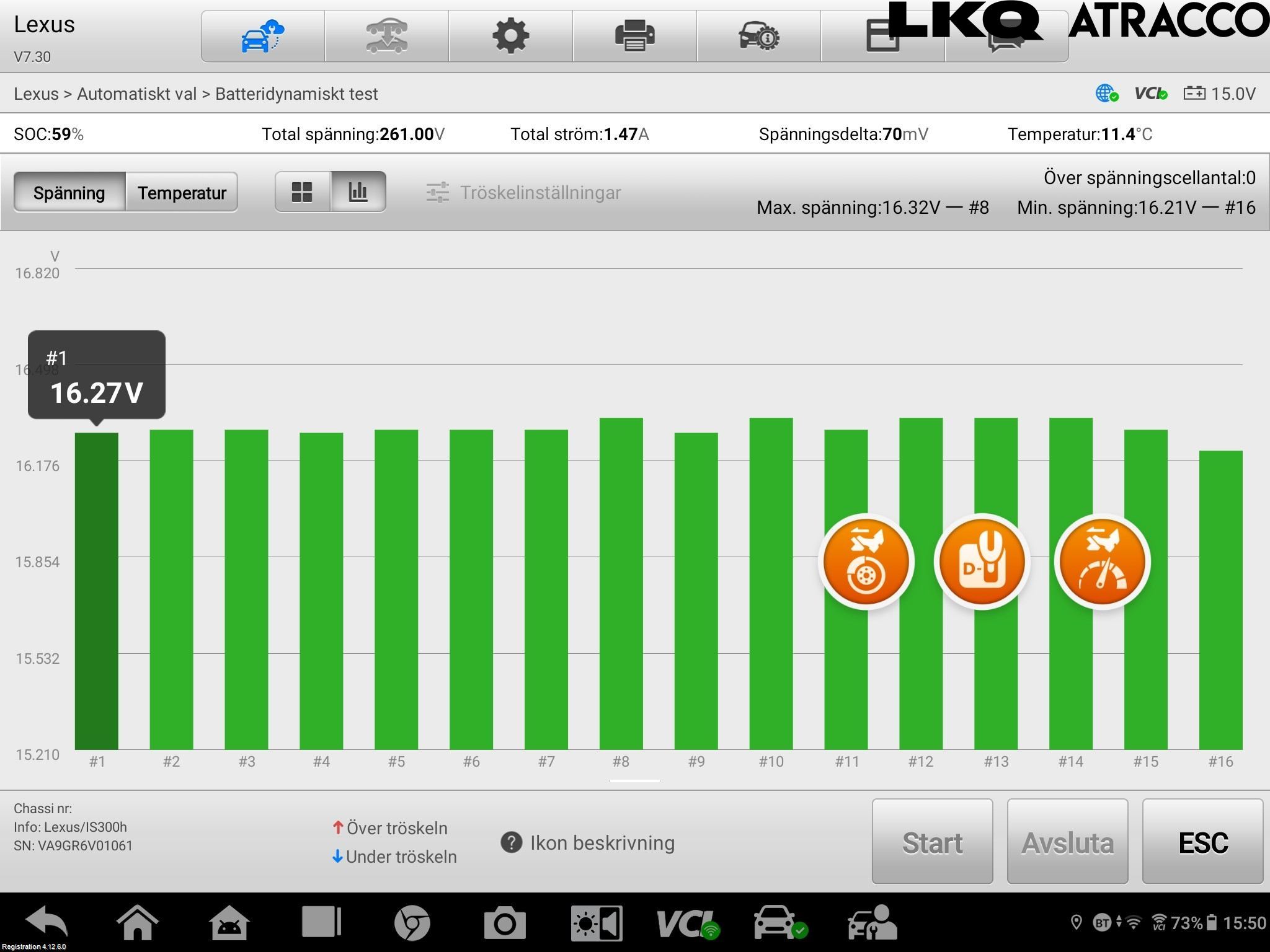 Lexus IS 250/350 14-20 Batteri Högspänning