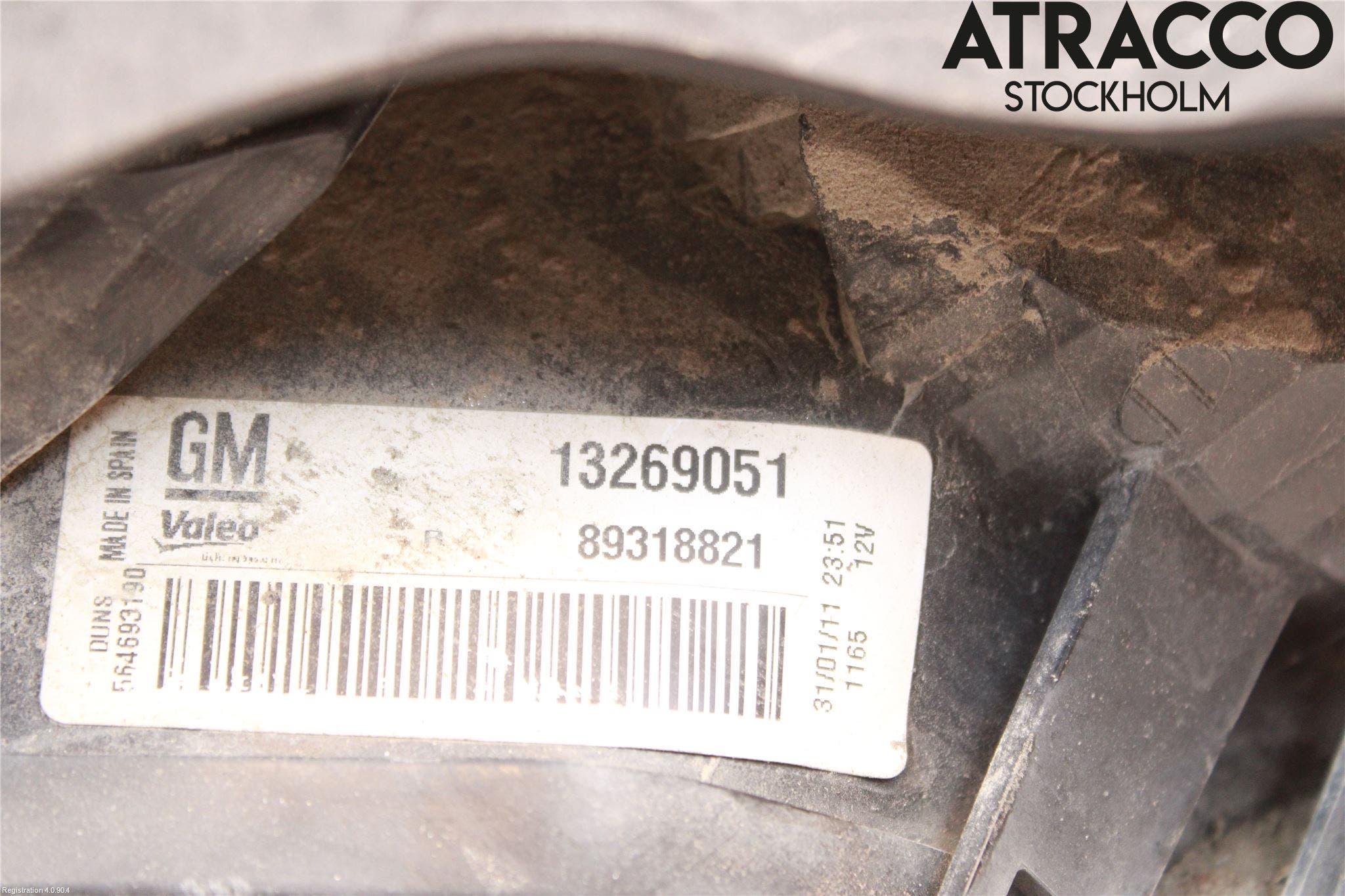 Opel ASTRA J 10-15 Bakljus Höger