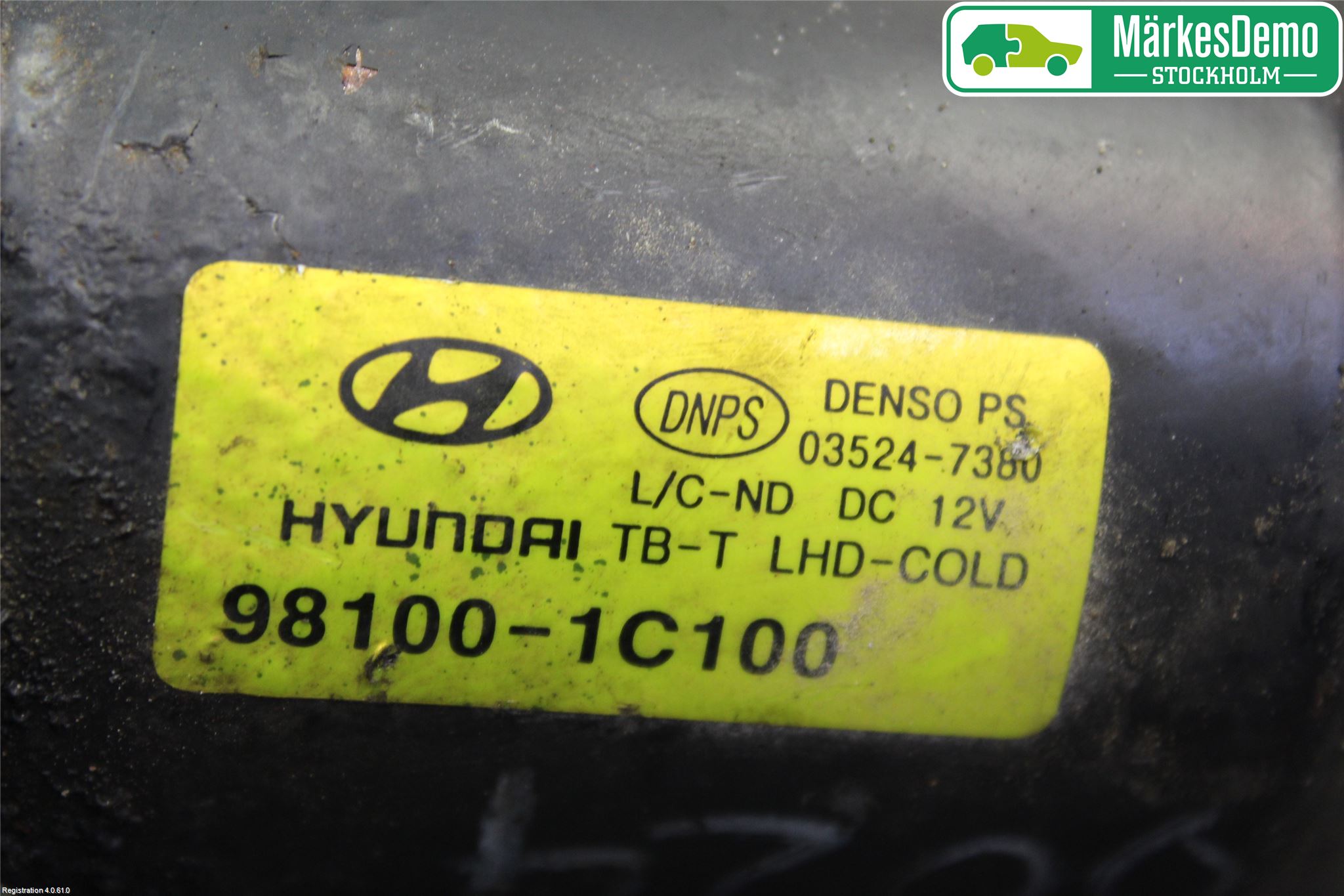 Hyundai GETZ Torkarmotor Vindruta