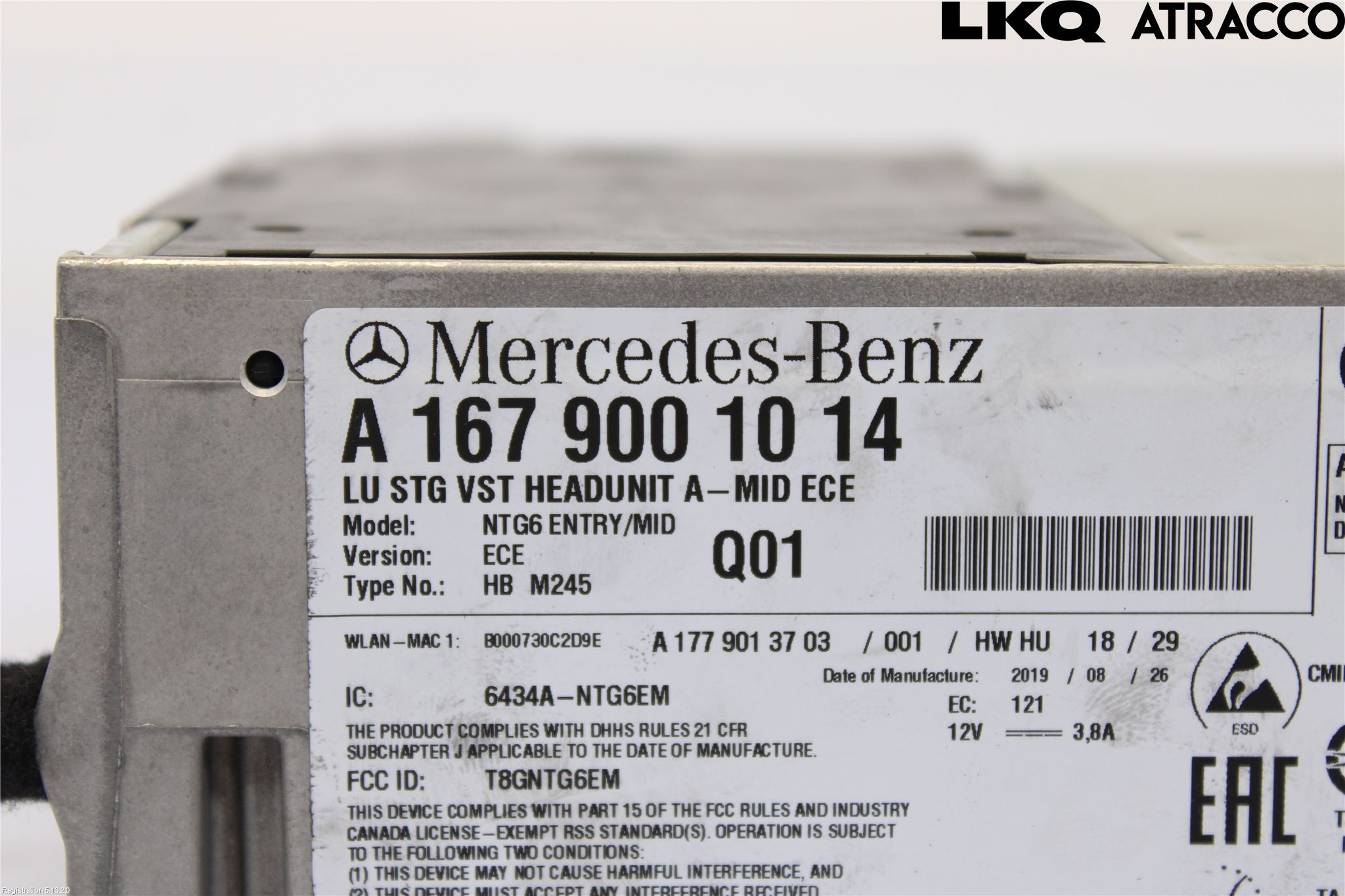 Mercedes-Benz MB A-KLASS (W177) 18- Cd Radio - Multimediapanel