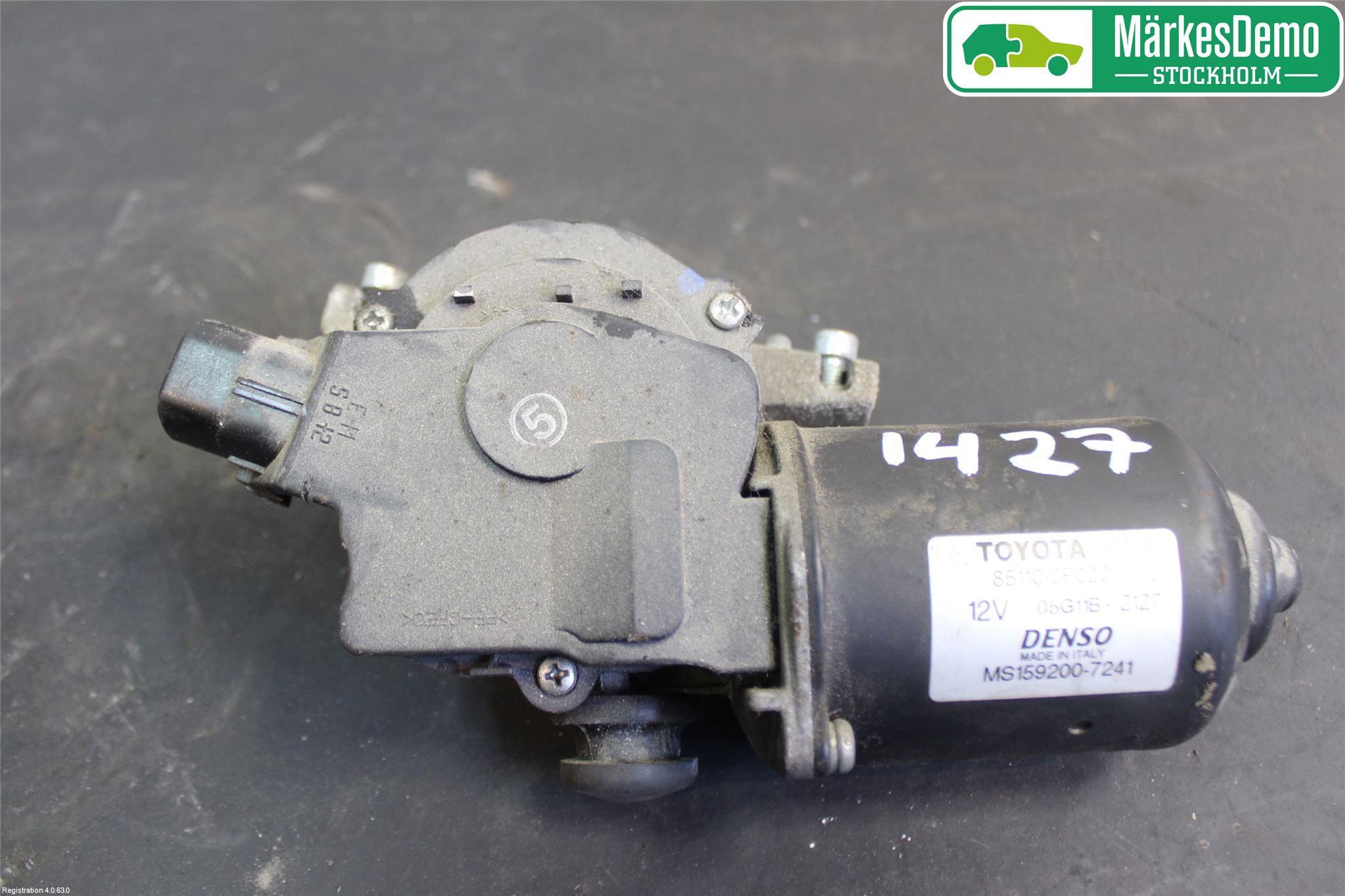 Toyota COROLLA VERSO 04-07 Torkarmotor Vindruta