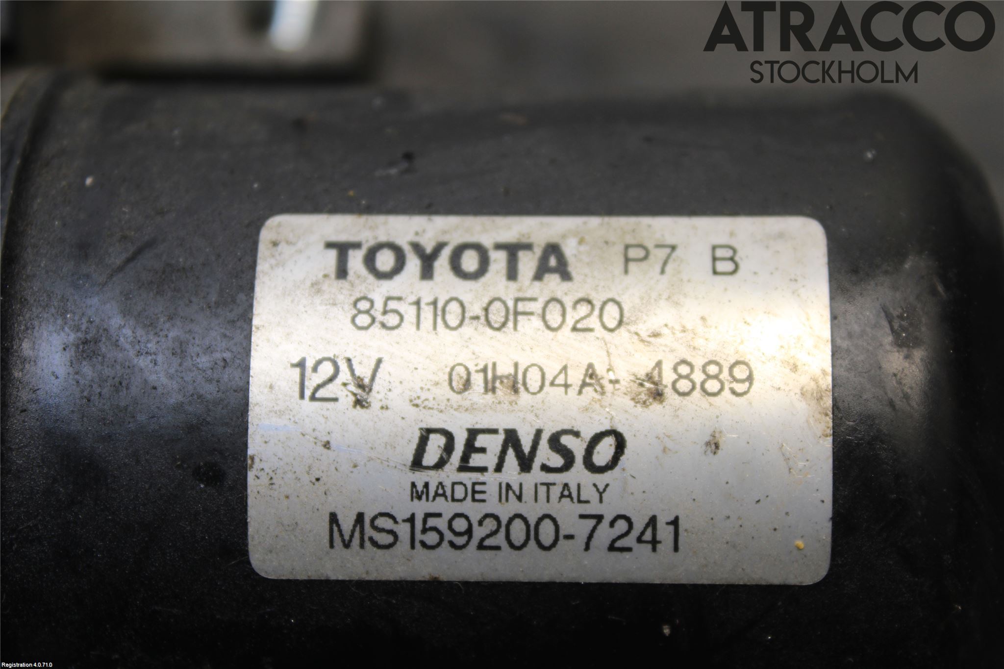 Toyota COROLLA VERSO 04-07 Torkarmotor Vindruta