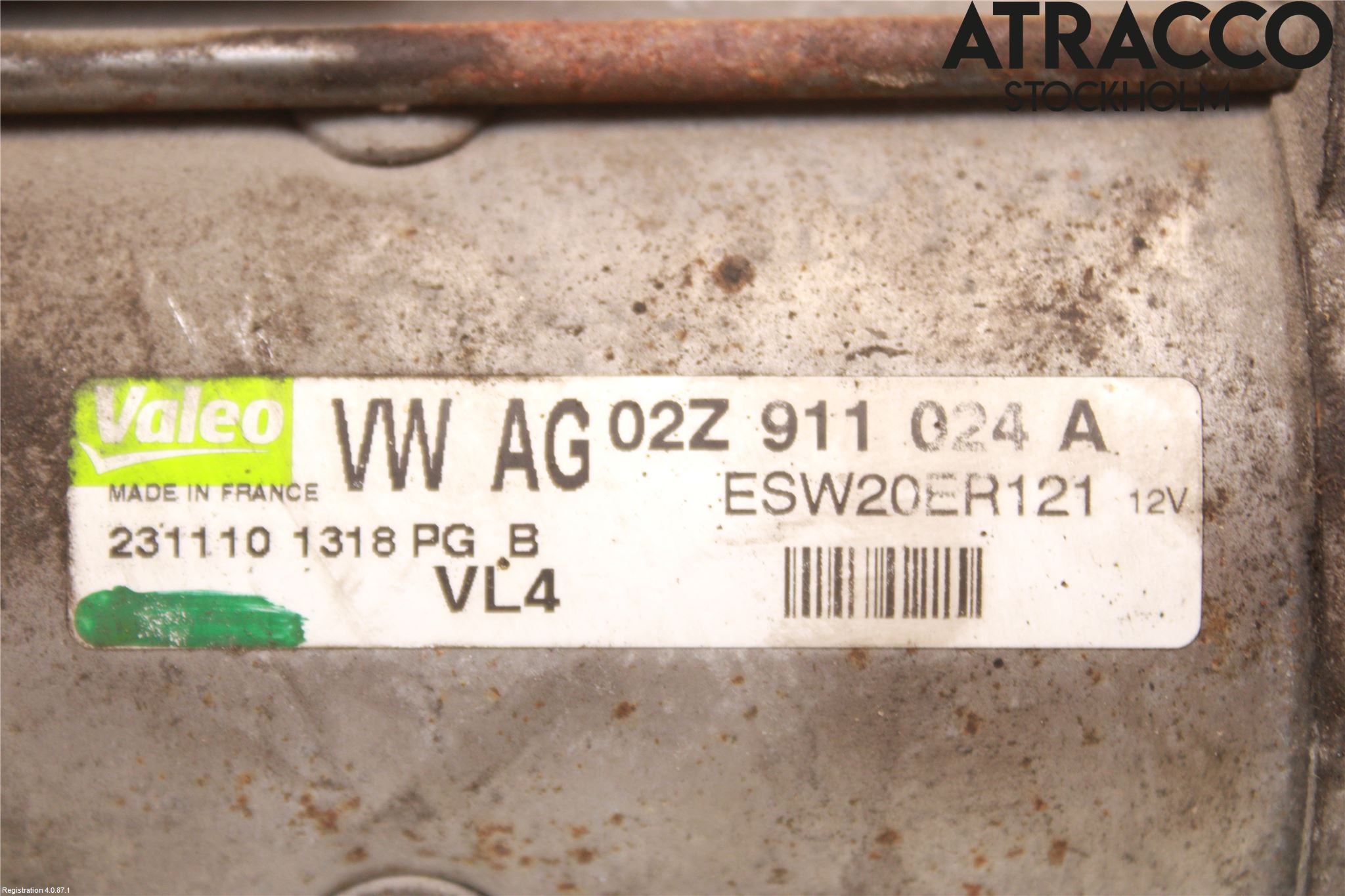Volkswagen VW GOLF VI 09-13 Startmotor Diesel