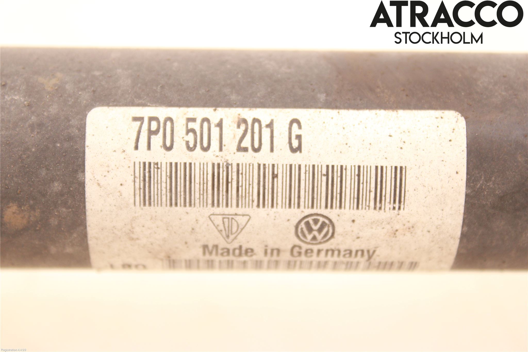 Volkswagen VW TOUAREG 7L 03-10 Drivaxel Bak Höger