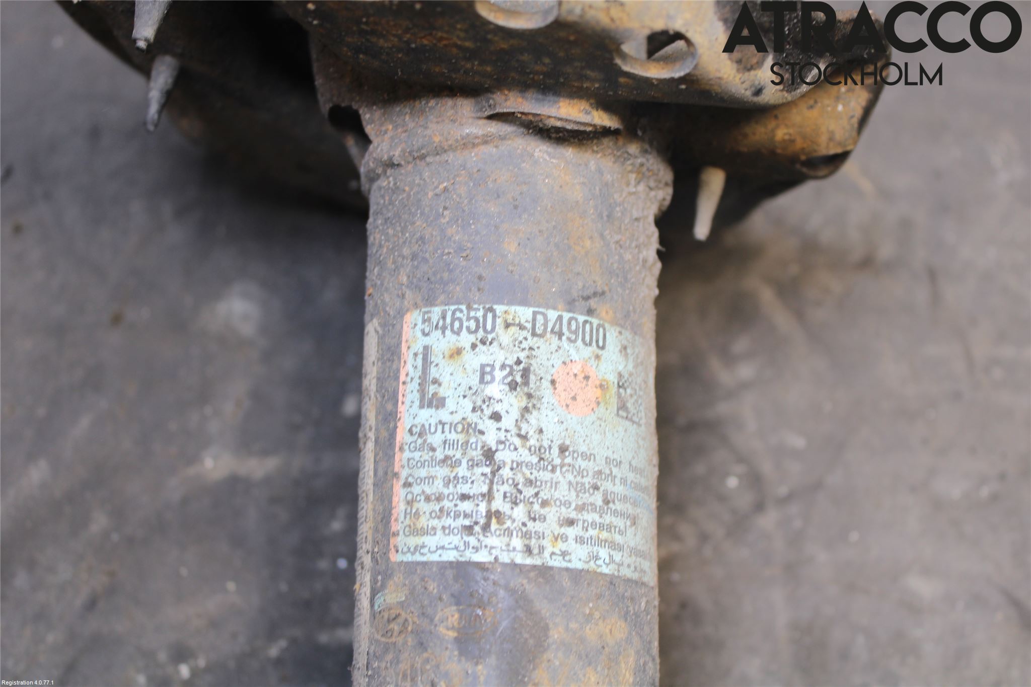 Kia OPTIMA 16-20 Fjäderben Fram Vänster