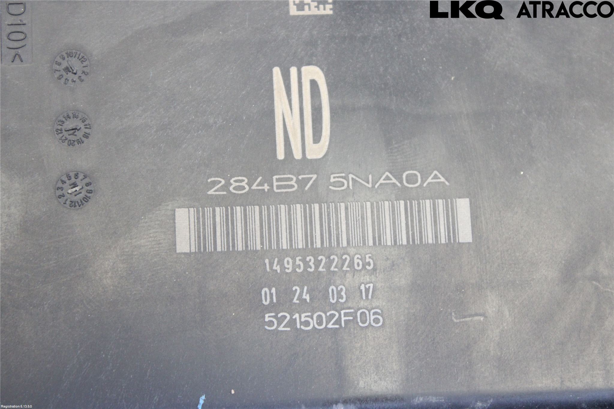 Nissan QASHQAI 14-17 Säkringsdosa-Elcentral