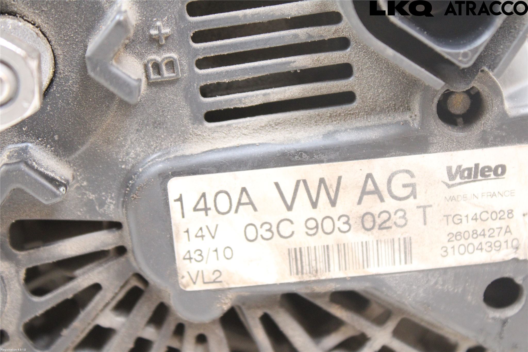 Volkswagen VW PASSAT 11-14 Generator