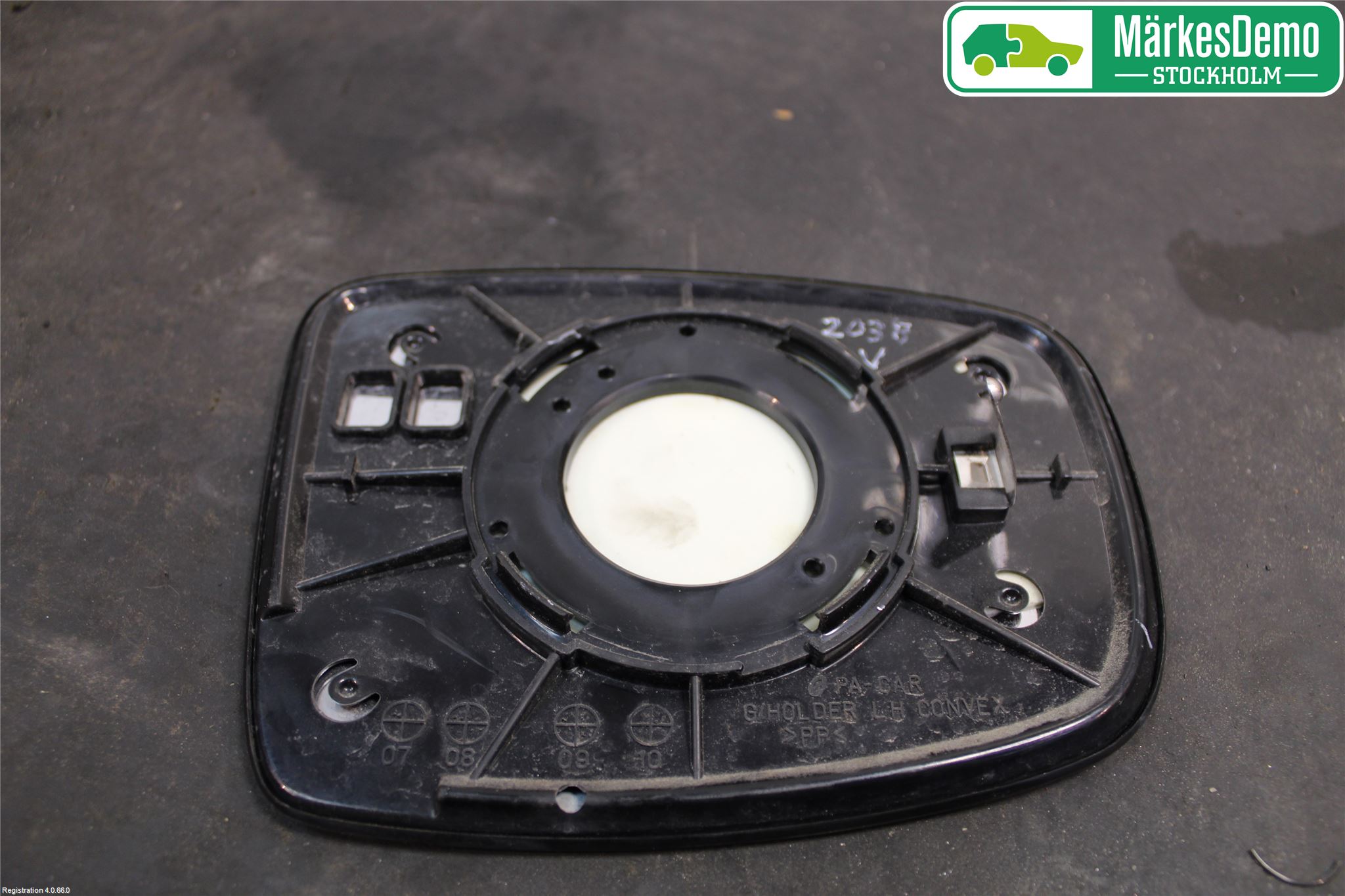 Hyundai i10 PA 08-13 Spegelglas Vä