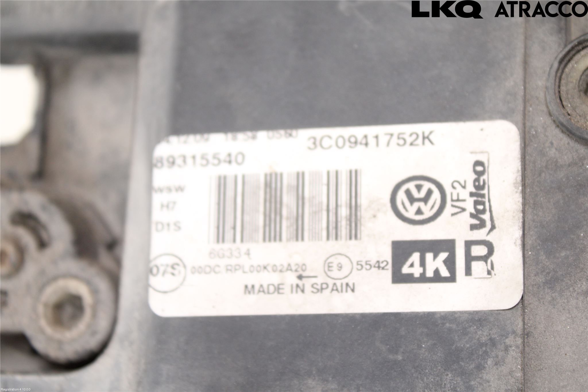Volkswagen VW PASSAT 05-11 Strålkastare Höger