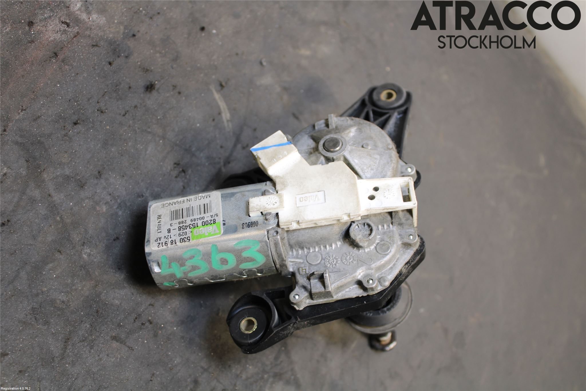 Renault SCÉNIC/GRAND 03-06 Torkarmotor Baklucka