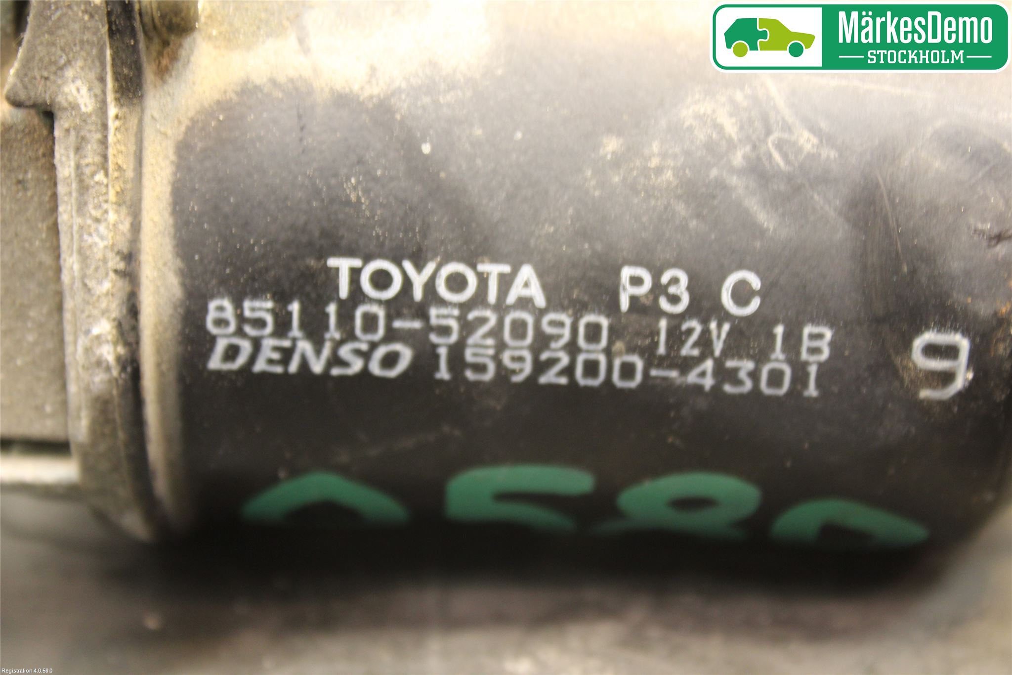Toyota YARIS VERSO P1 00-05 Torkarmotor Vindruta