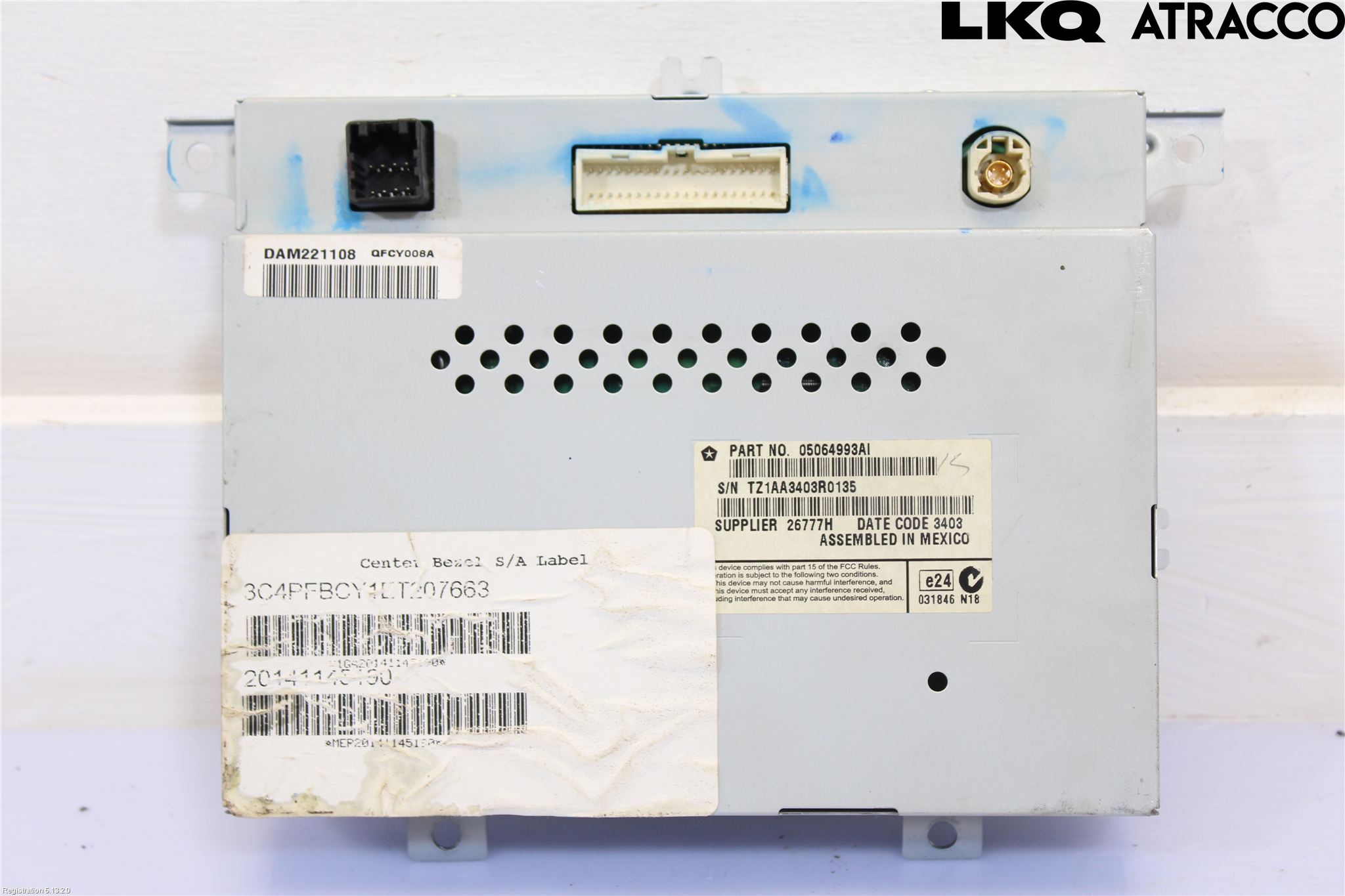 Fiat FREEMONT Multifunktionsdisplay