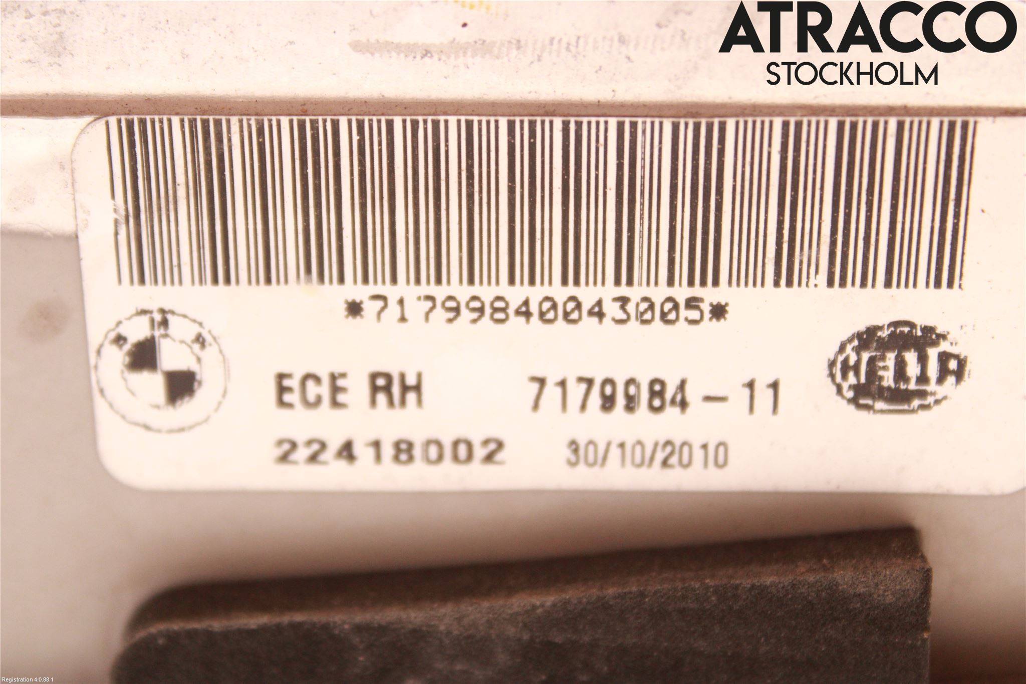 BMW X6 E71/E72   08-14 Bakljus Höger