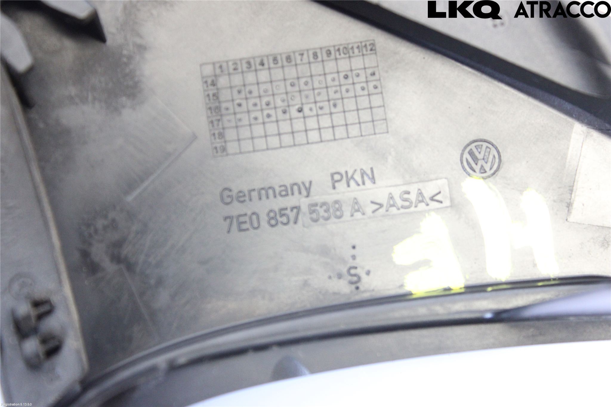 Volkswagen VW TRANSP/CARAVELLE (T6) 16-22 Dörr Dekorlist Fram Hö