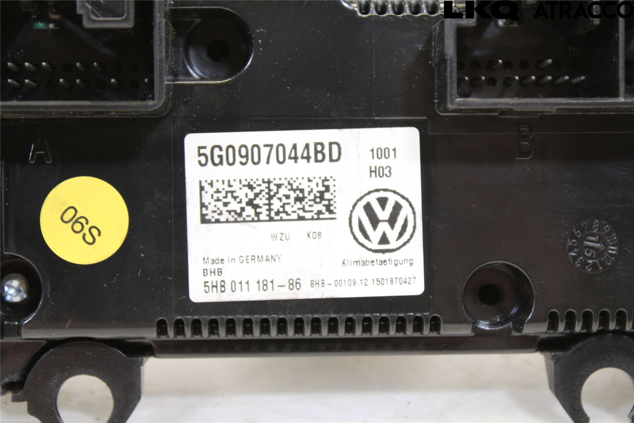 Volkswagen VW GOLF / E-GOLF VII 13-20 Ac Styrenhet Ac Manöveren