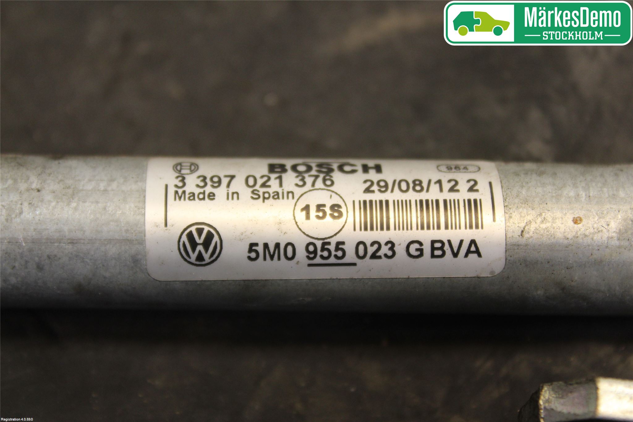 Volkswagen VW GOLF PLUS/CROSS GOLF 04-14 Torkarmekanism Vindruta