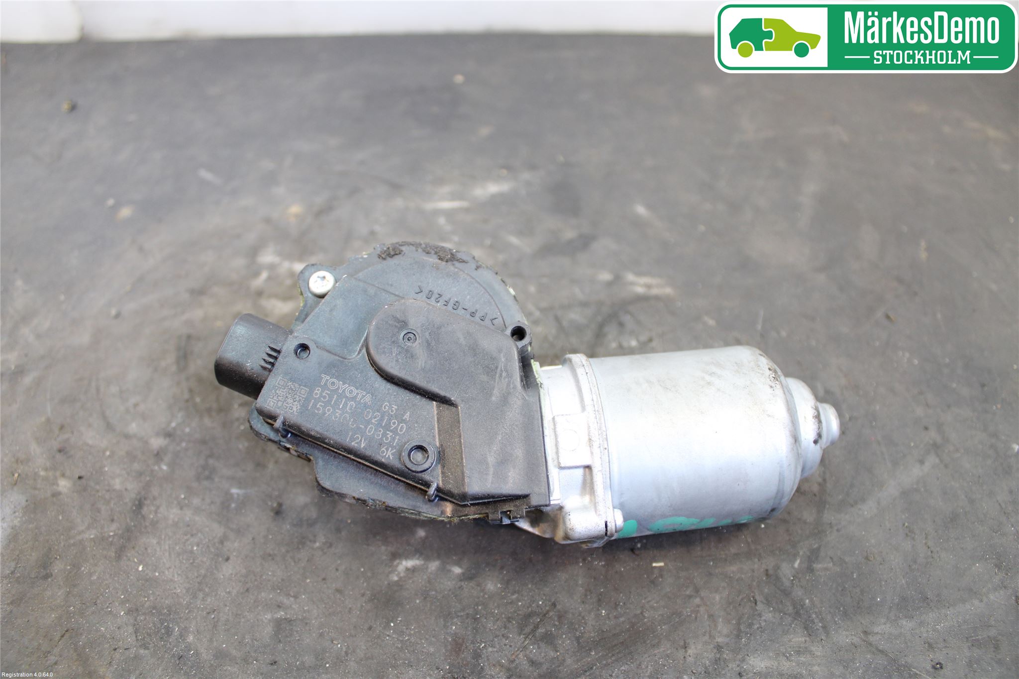 Toyota AURIS 07-09 Torkarmotor Vindruta