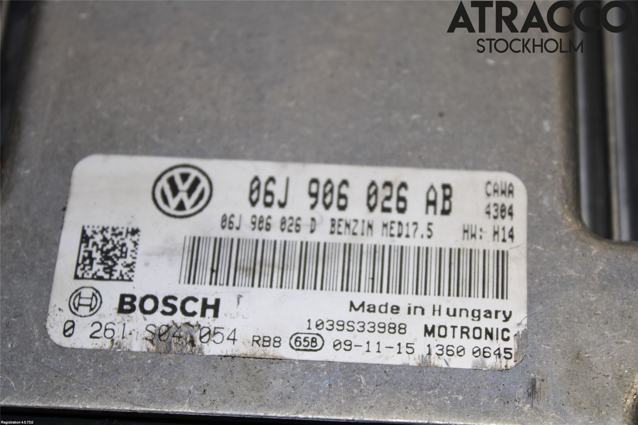 Volkswagen VW TIGUAN 07-16 Styrenhet Insprut Bensin