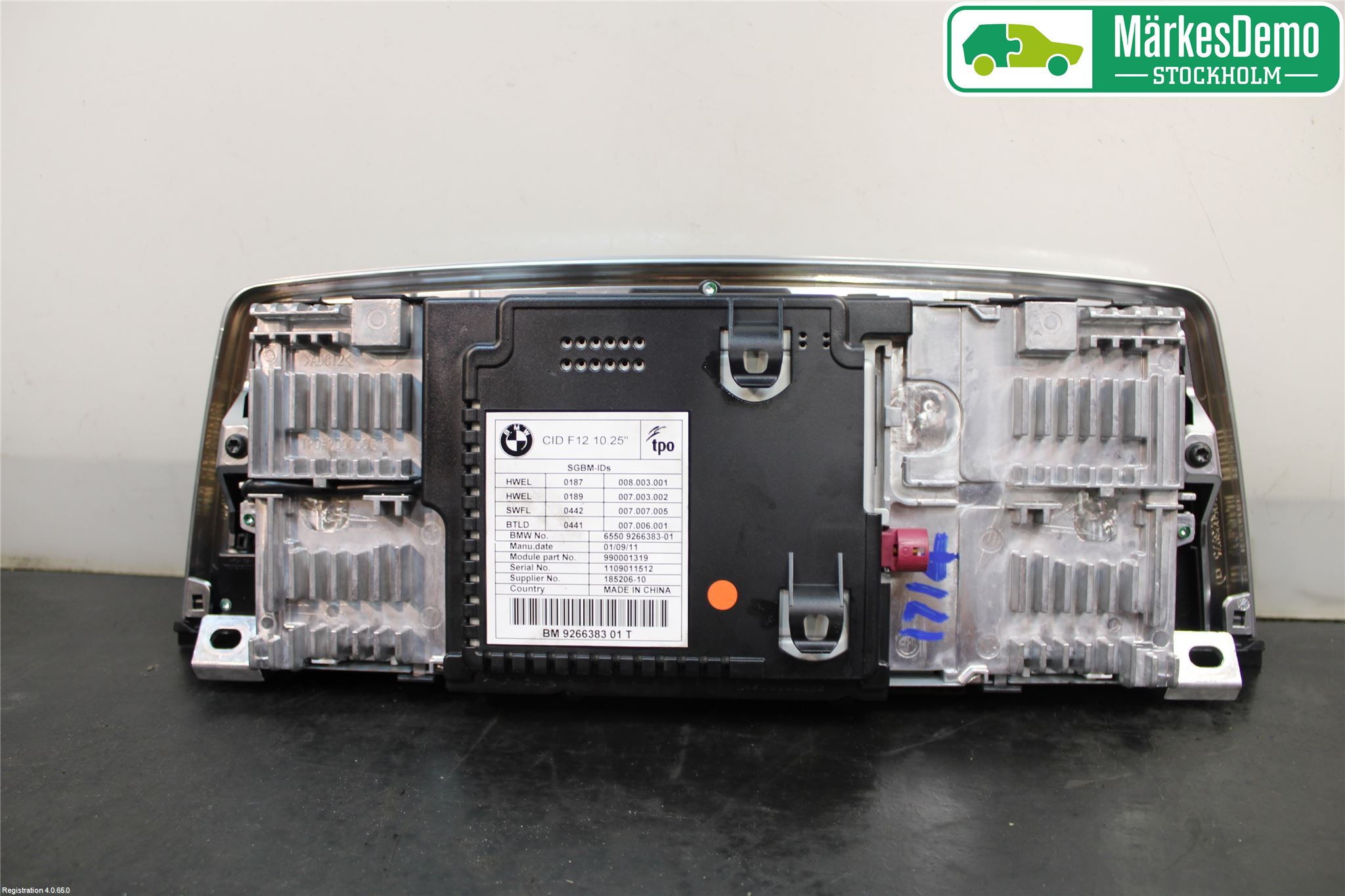 BMW 6 F12/F13 10-18 Cd Radio - Multimediapanel