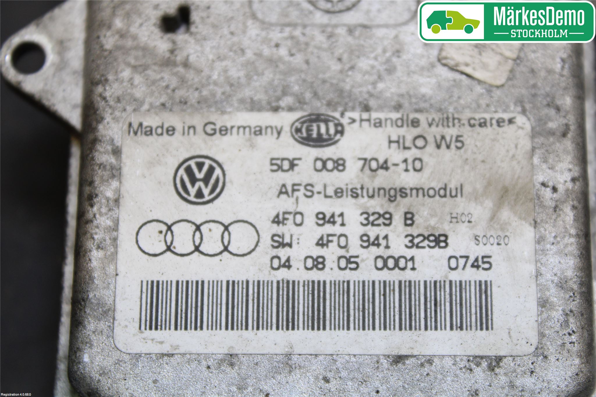 Audi A6/S6     05-11 Styrenhet Strålkastare