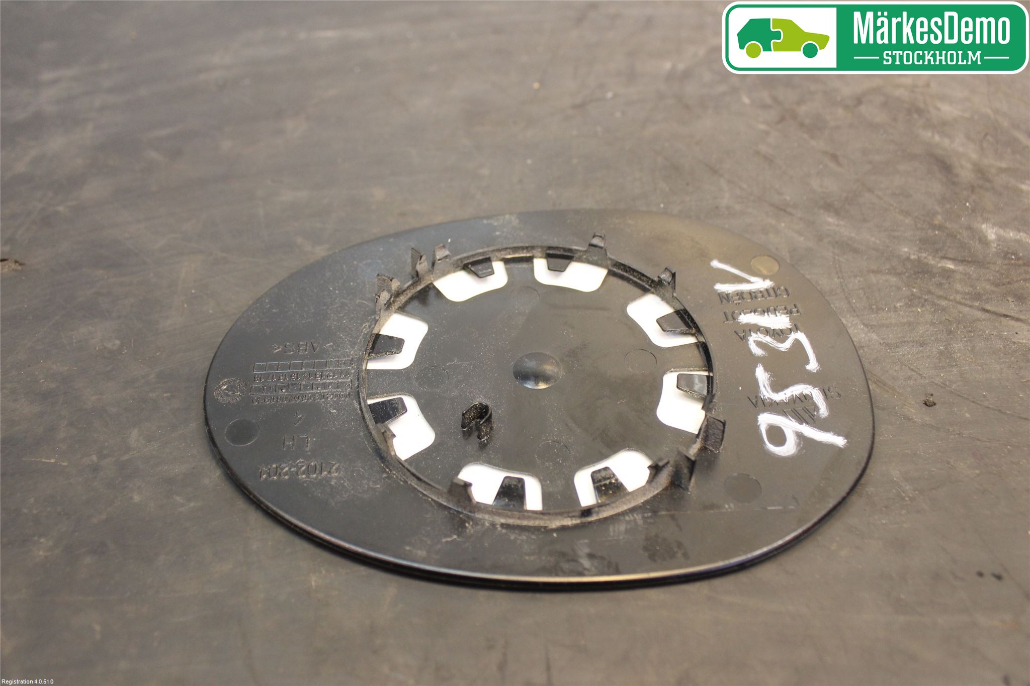 Citroen C1 06-13 Spegelglas Vä