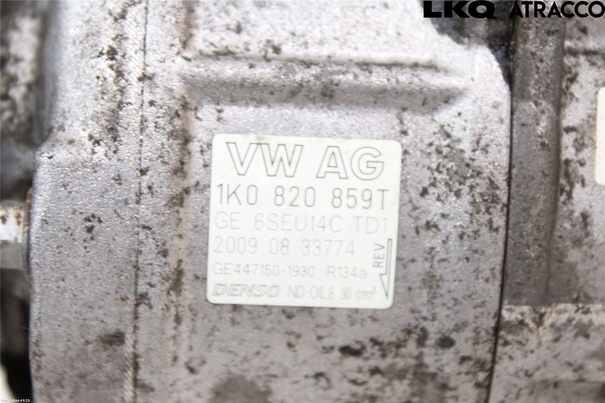 Volkswagen VW GOLF VI 09-13 Ac Kompressor