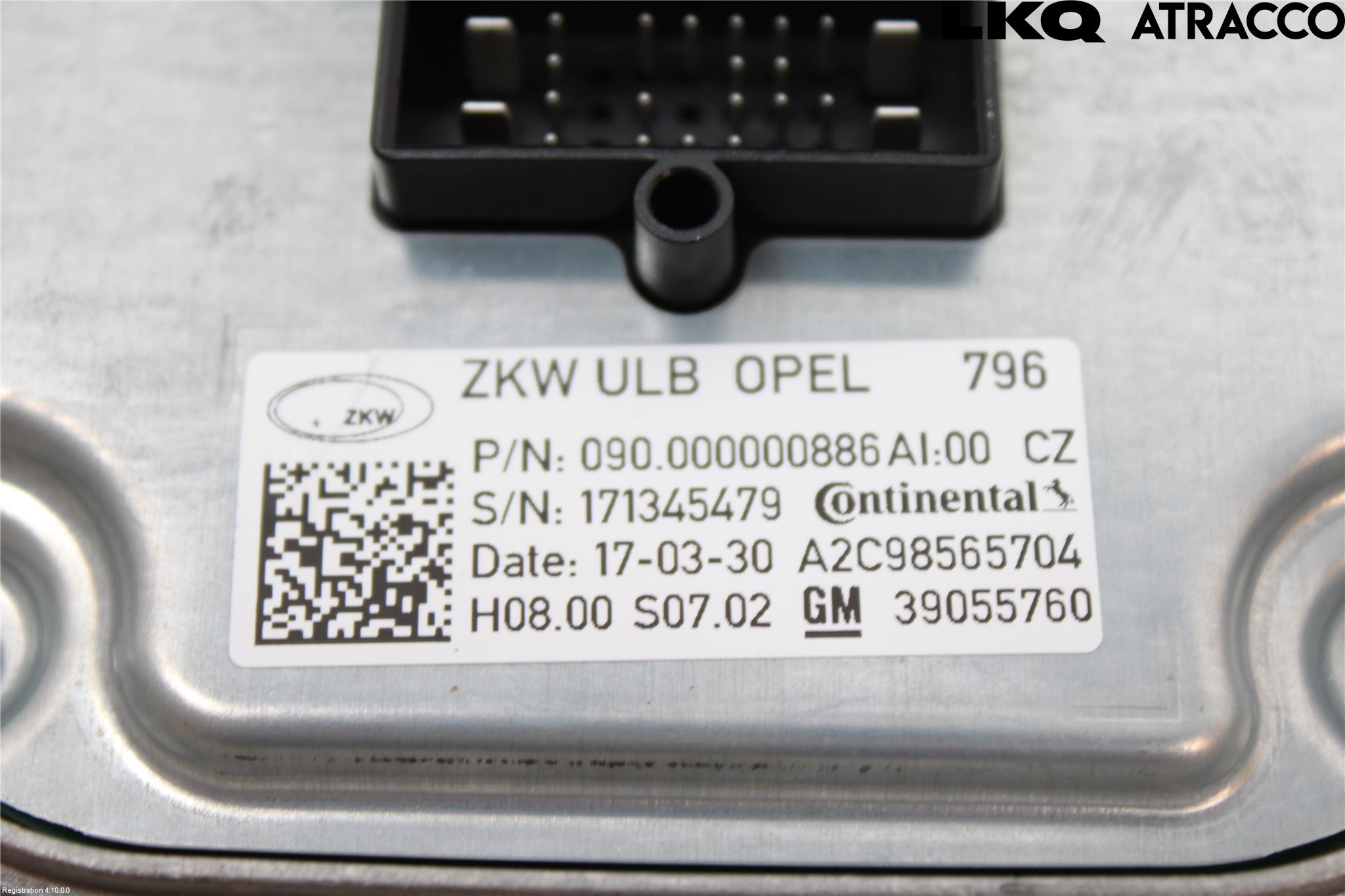 Opel ASTRA K 16-22 Styrenhet Strålkastare