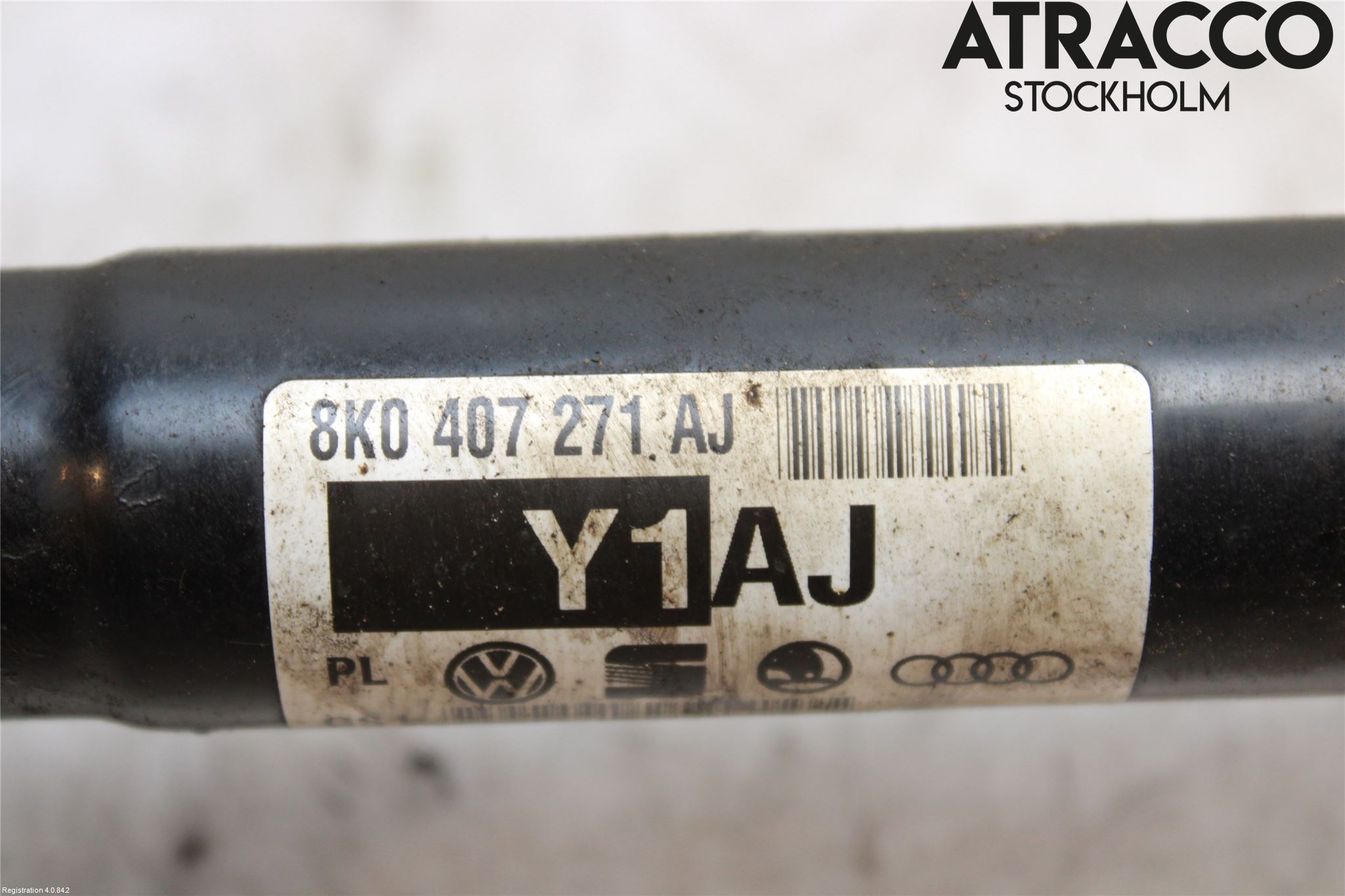 Audi A4 12-15 Drivaxel Fram Vänster