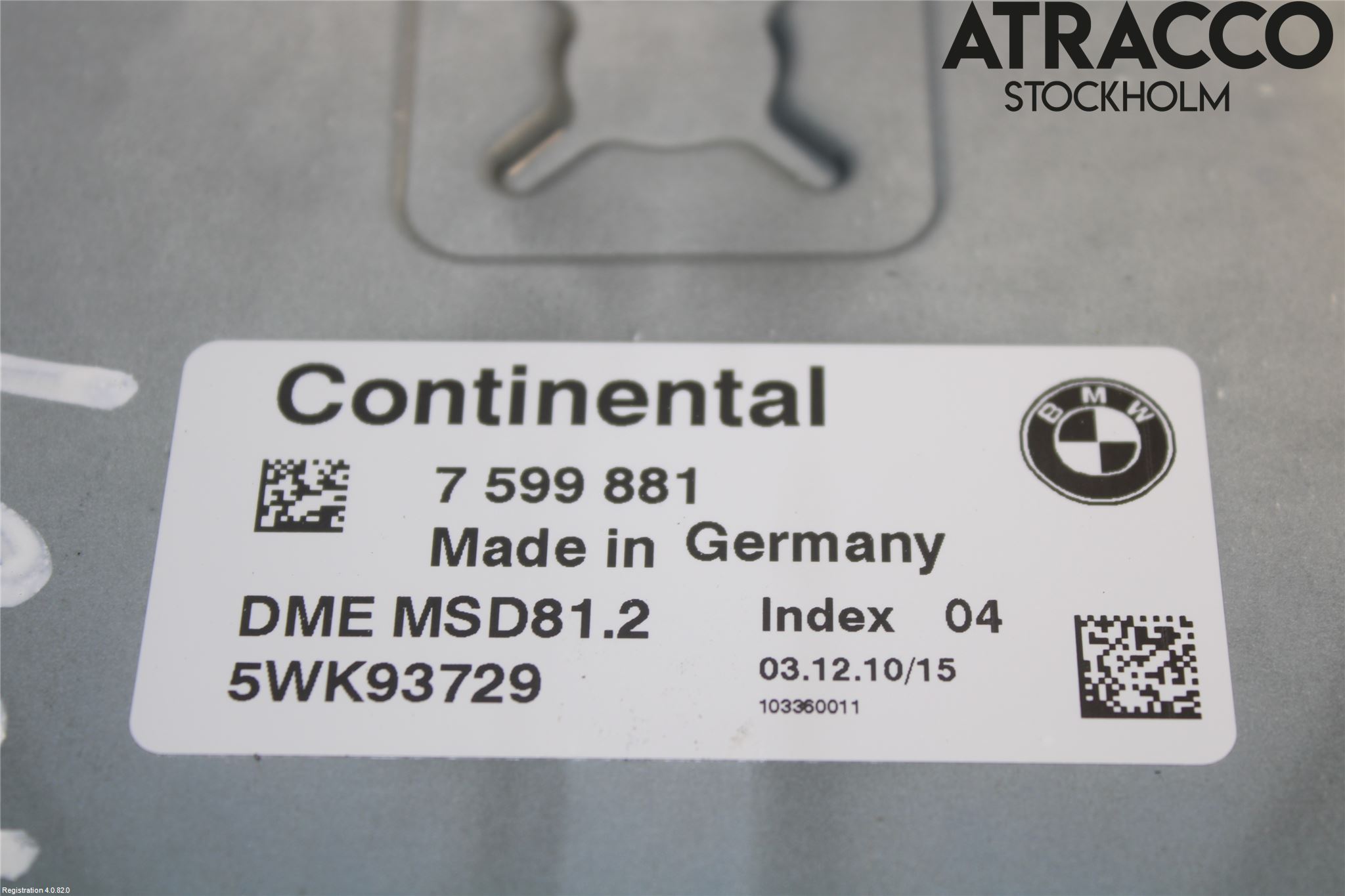 BMW 3 E90/91 SED/TOU 05-12 Styrenhet Insprut Bensin
