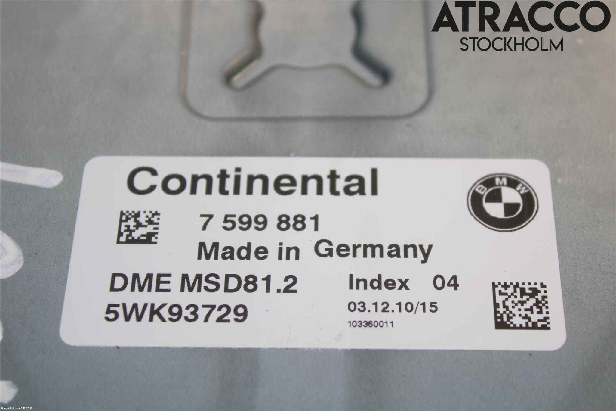 BMW 3 E90/91 SED/TOU 05-12 Styrenhet Insprut Bensin