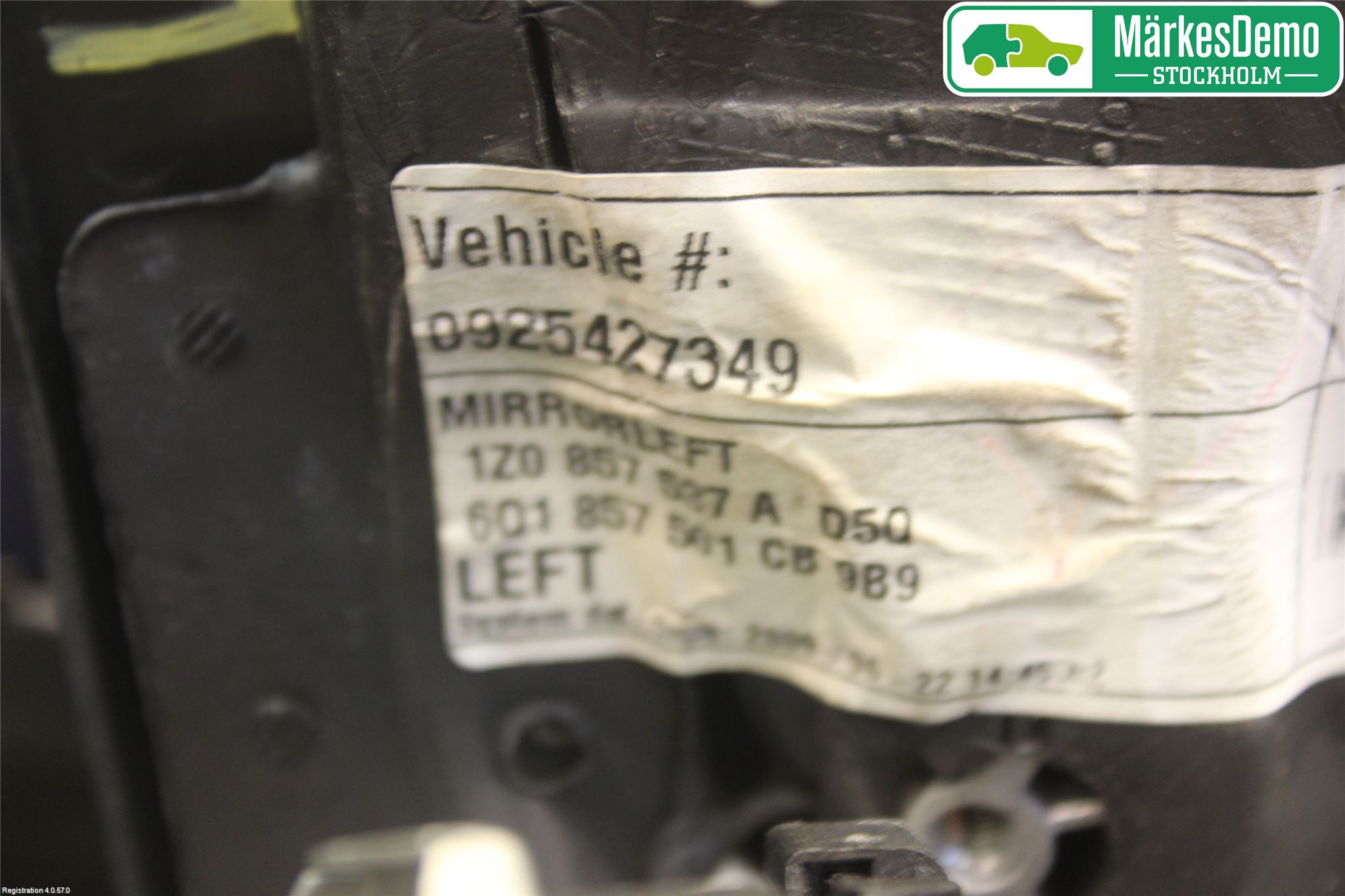 Volkswagen VW POLO 10-17 Spegel Yttre Justerbar Vä